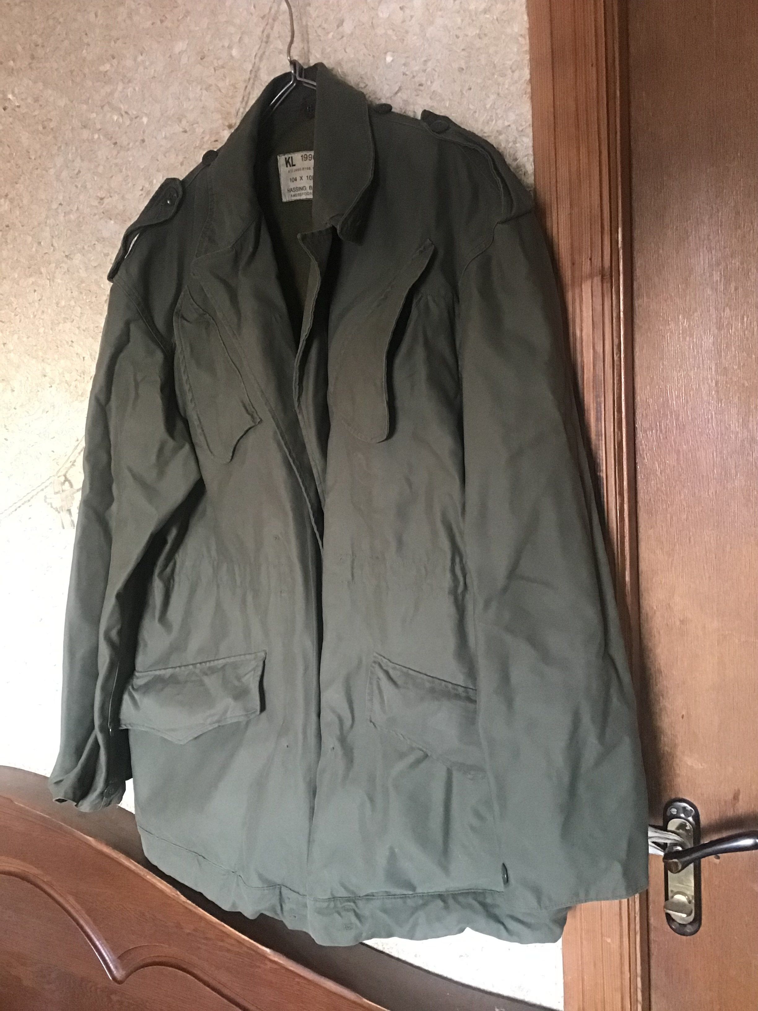 Vintage Vintage 90s Military Jacket Size US L / EU 52-54 / 3 - 1 Thumbnail