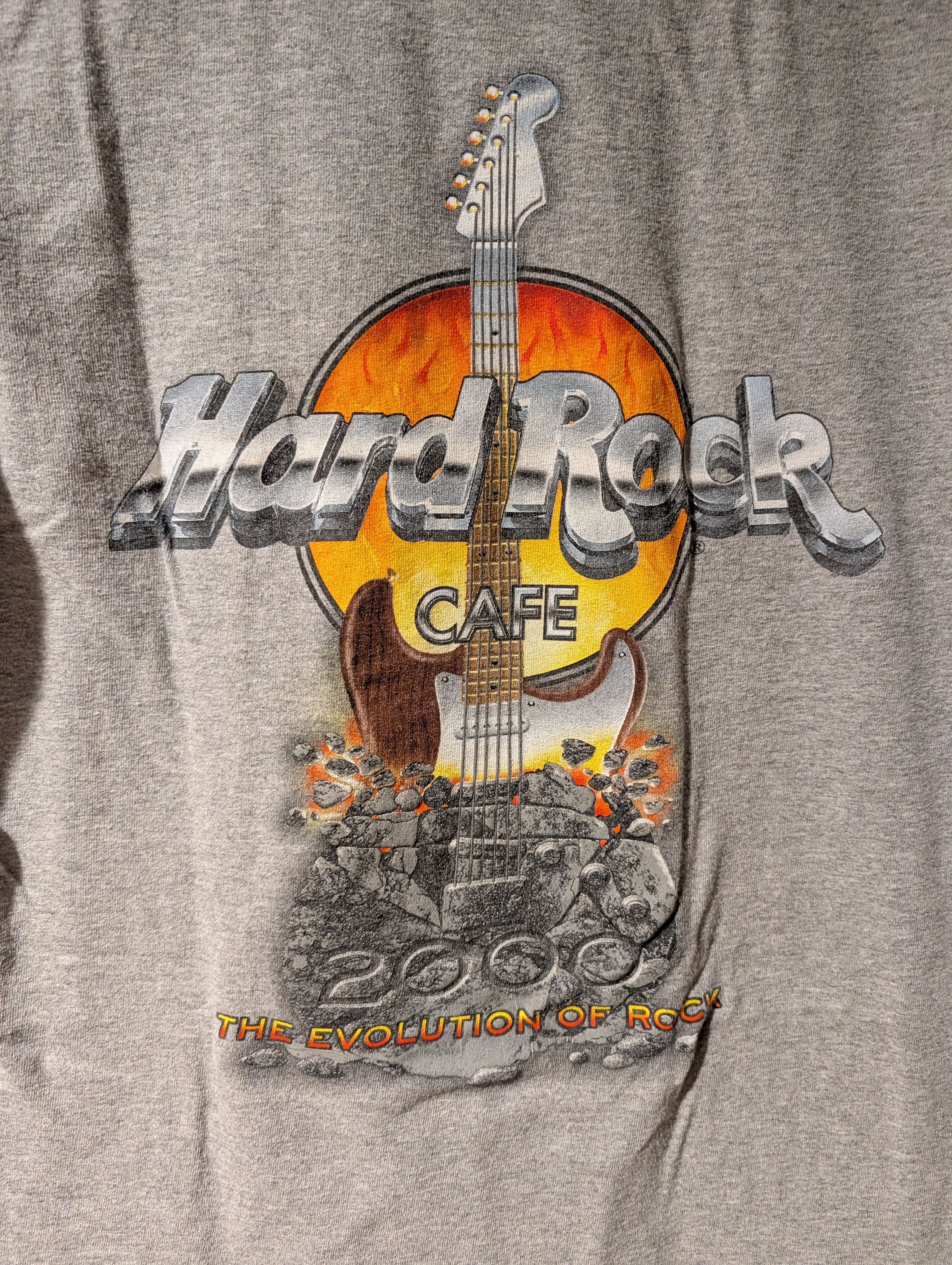 Hard Rock Cafe Vintage 2000 Hard Rock Cafe Beach T-Shirt Evolution Rock Size US S / EU 44-46 / 1 - 2 Thumbnail