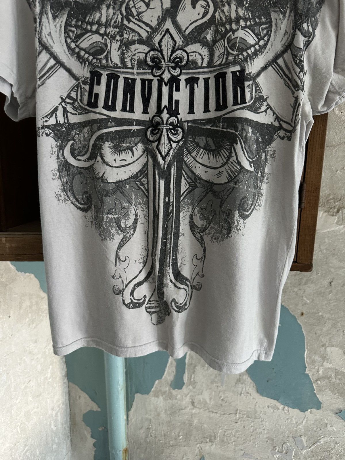 Band Tees Vintage Chemistry T-shirts Conviction Logo Y2K Affliction Size US M / EU 48-50 / 2 - 11 Thumbnail