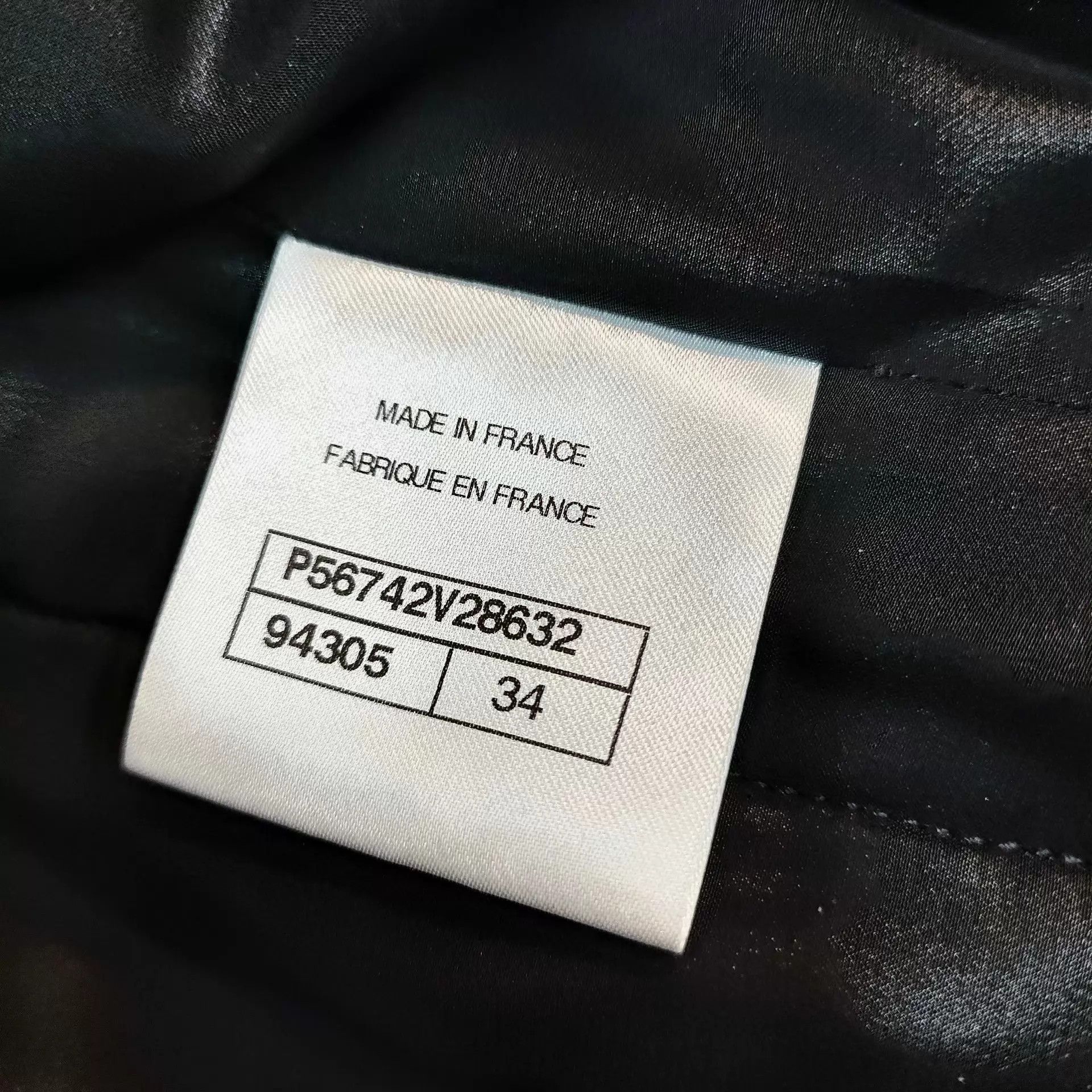 Chanel Chanel Women's Black Wool Jacket Size 34 Size XS / US 0-2 / IT 36-38 - 6 Thumbnail