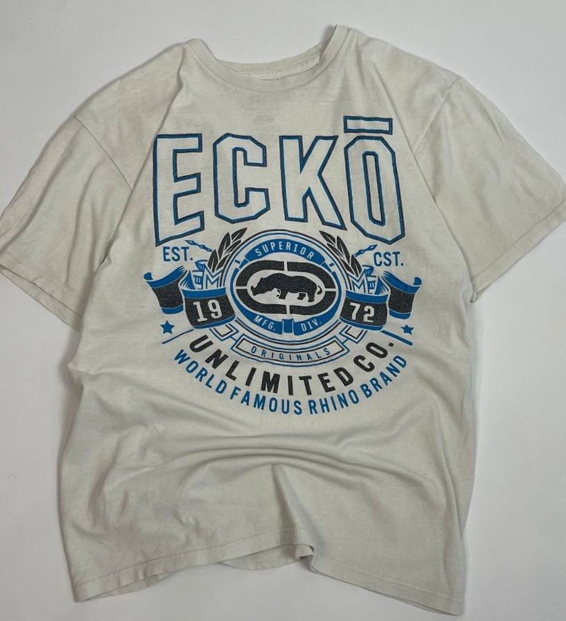 Ecko Unltd. × Vintage CRAZY Ecko Unltd. Jesse Pinkman Style Rhino Y2K Printed tee Size US M / EU 48-50 / 2 - 3 Thumbnail