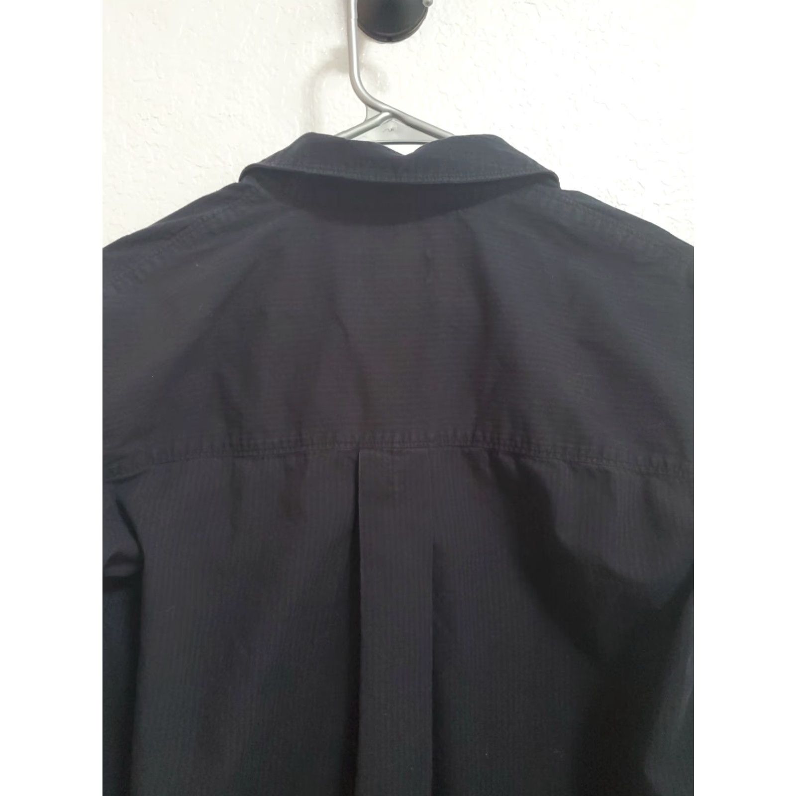 Anthropologie Maeve Anthropologie Shirt Dress Women S Black Midi Cotton Long Sleeve Collared Size S / US 4 / IT 40 - 6 Thumbnail