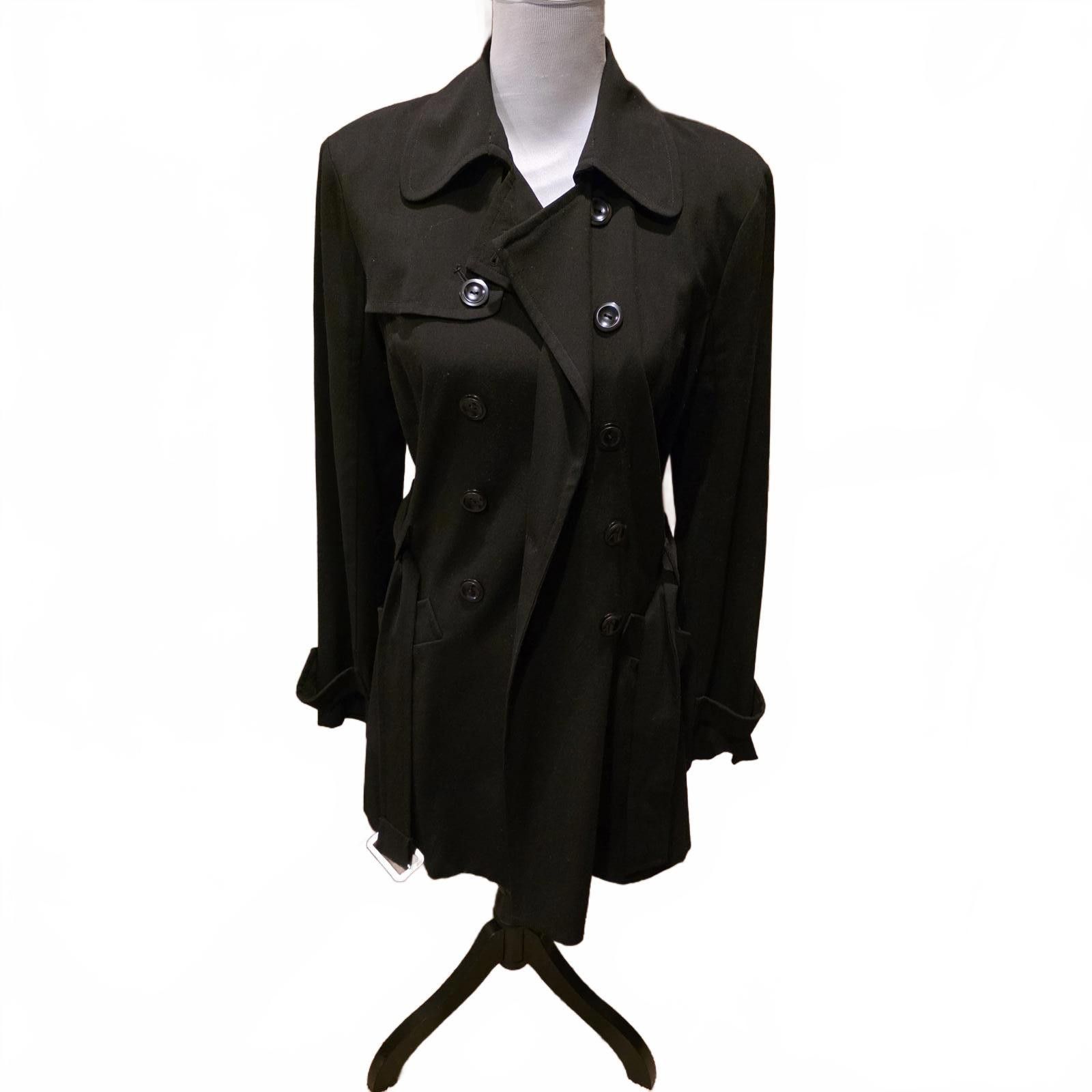 Other BCX Double Breasted Belted Fit & Flare Trench Coat Size L / US 10 / IT 46 - 1 Thumbnail