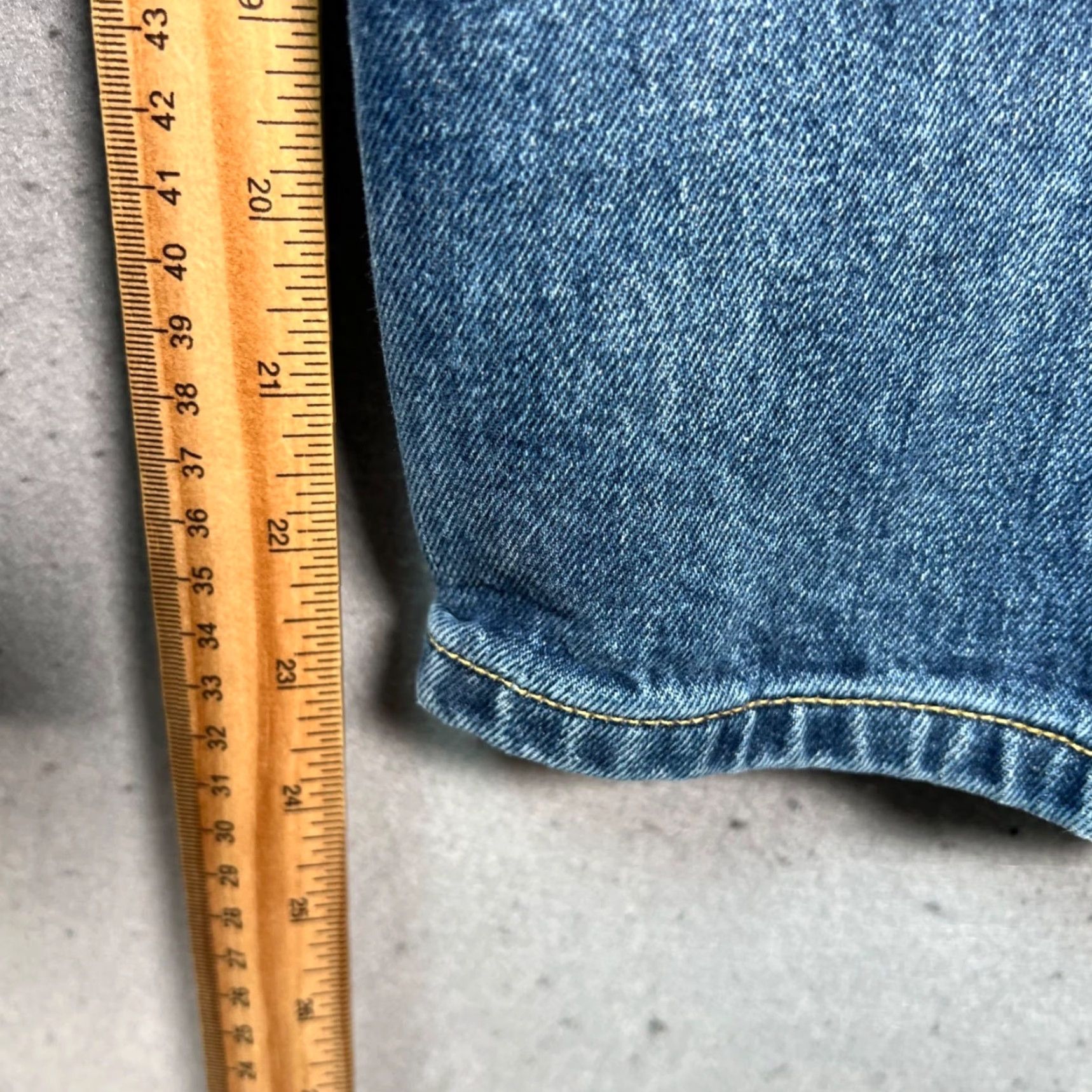 Everlane Everlane Jeans Women's 28 Crop High-Rise Straight Denim 5-Pocket Blue Vintage 90s? Size 29" - 7 Thumbnail