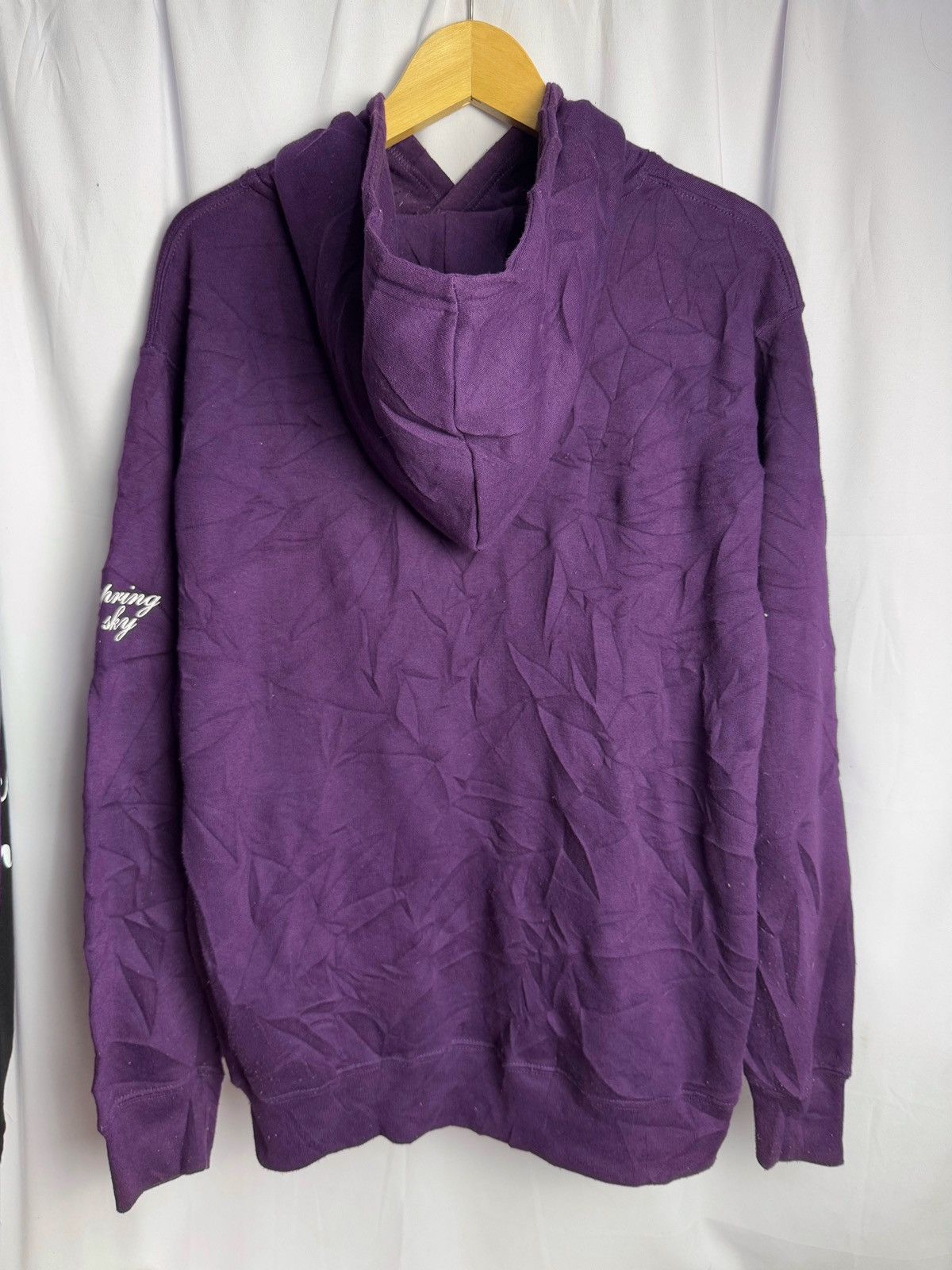Hysteric Glamour × If Six Was Nine × Japanese Brand Beaumont Carr Japanese Poem Hoodie Purple Size US L / EU 52-54 / 3 - 7 Thumbnail