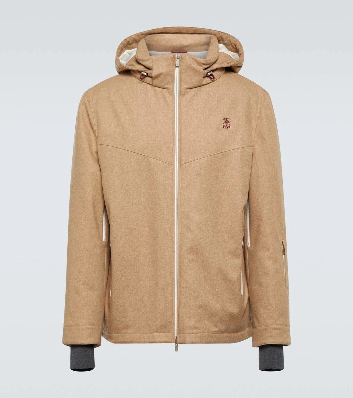 Brunello Cucinelli 0924 Goose Padded Jacket in Light Beige Size US M / EU 48-50 / 2 - 1 Thumbnail