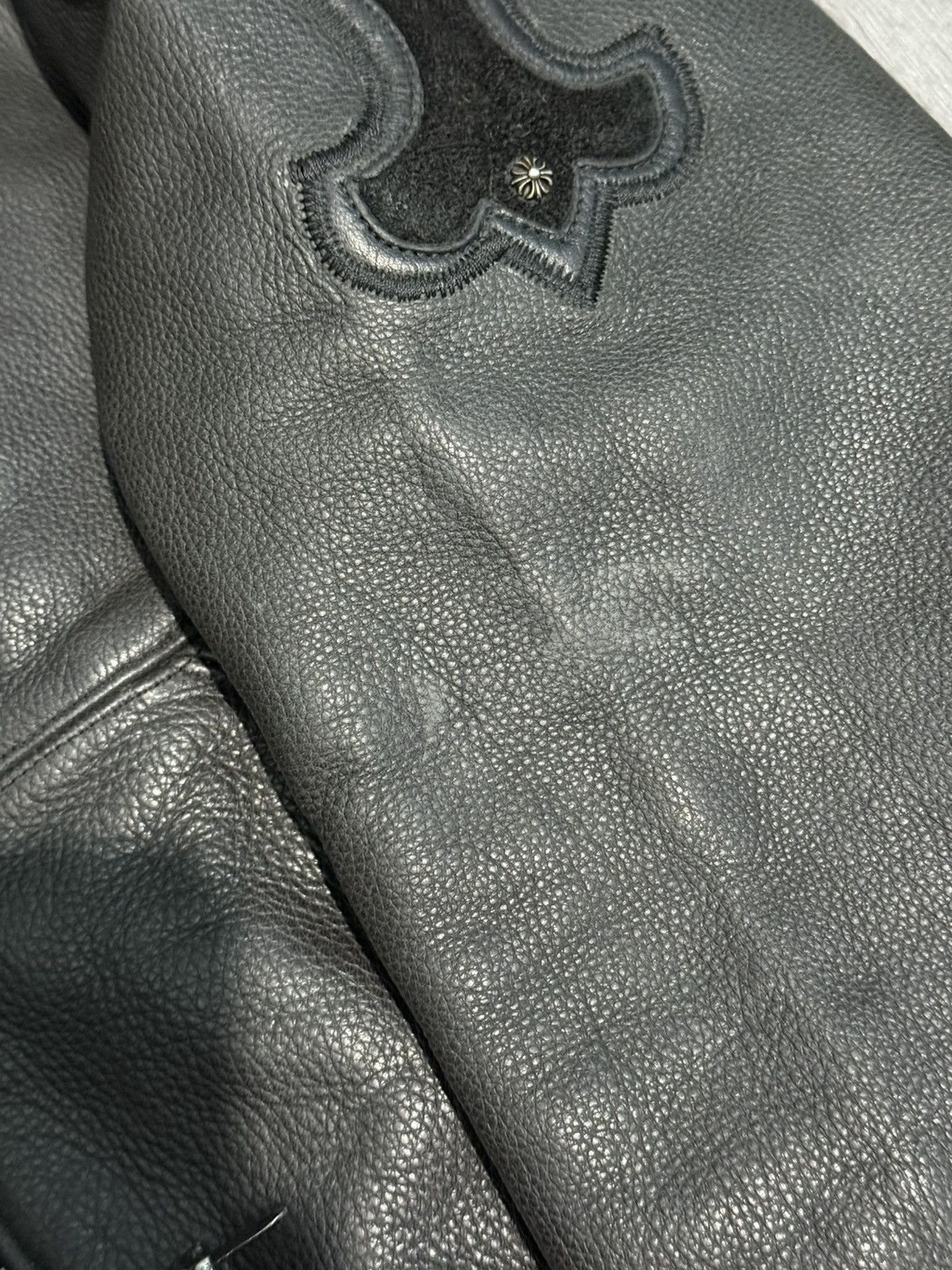 Chrome Hearts RARE 1 of 1 Vintage Chrome Hearts Leather Cross Star Jacket Size US M / EU 48-50 / 2 - 14 Thumbnail
