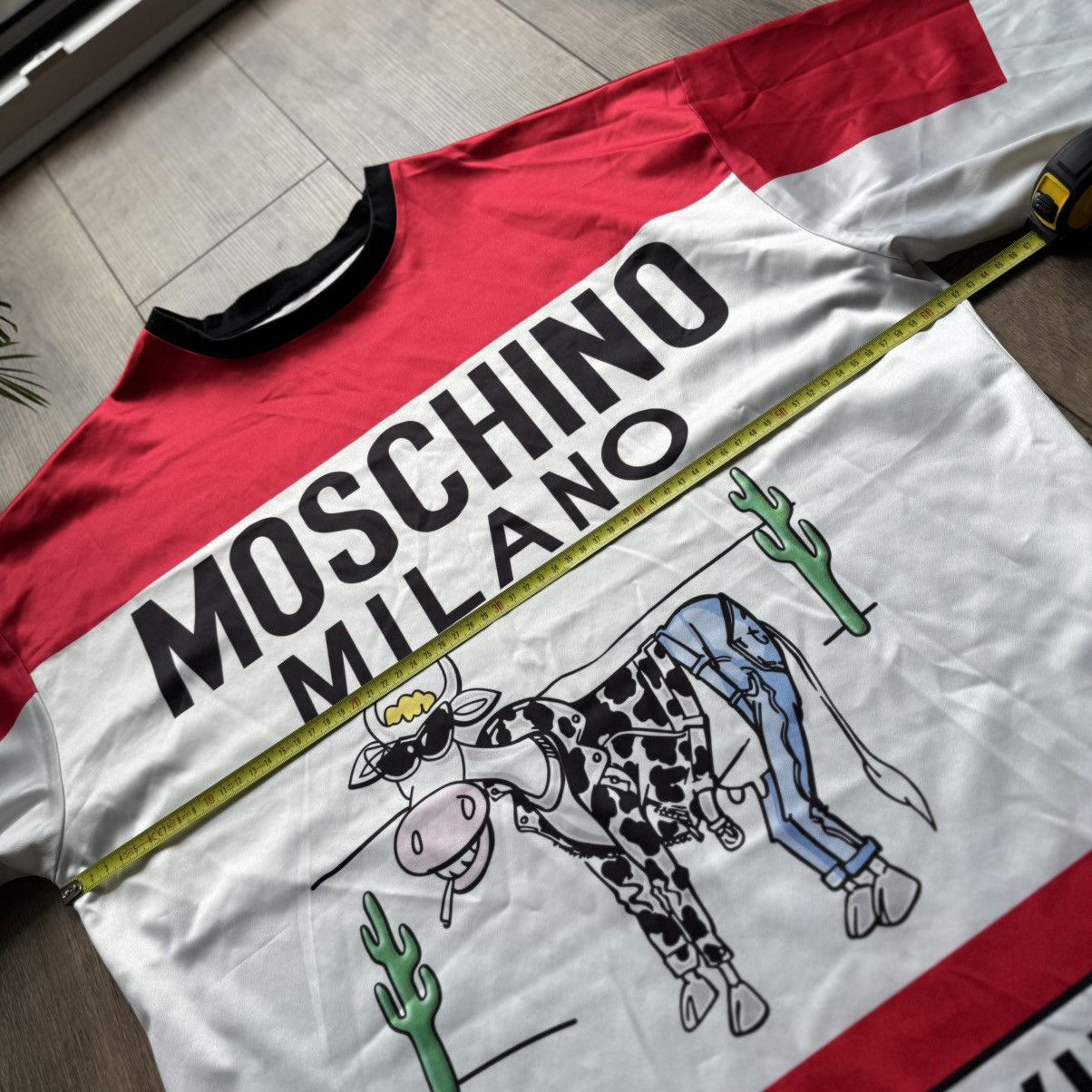 Moschino Moschino Fashion Kills Tee Shirt Jeremy Scott Hype Jersey Size US S / EU 44-46 / 1 - 11 Thumbnail