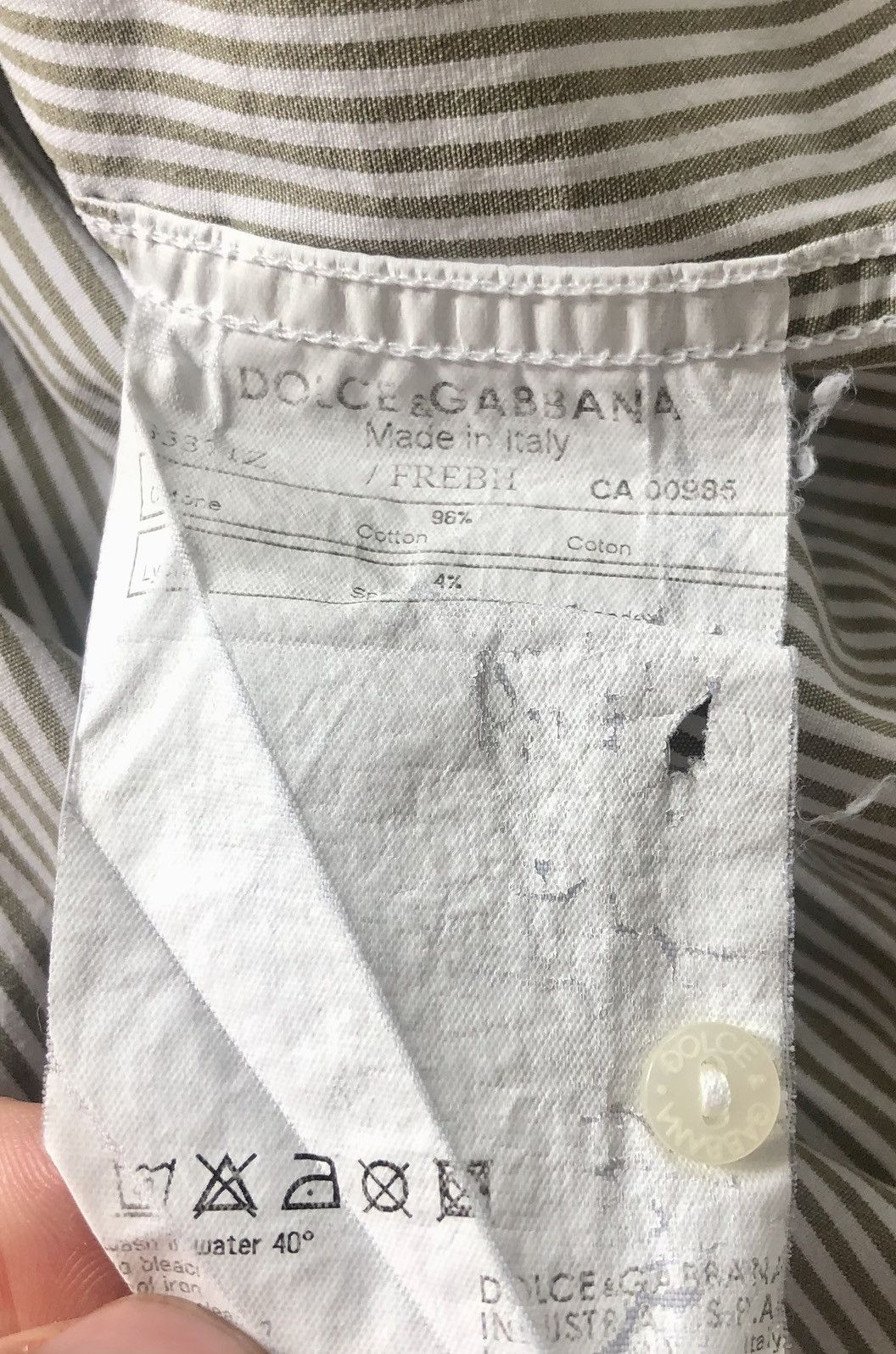 Dolce & Gabbana Chemise Dolce & Gabanna Size US S / EU 44-46 / 1 - 6 Thumbnail