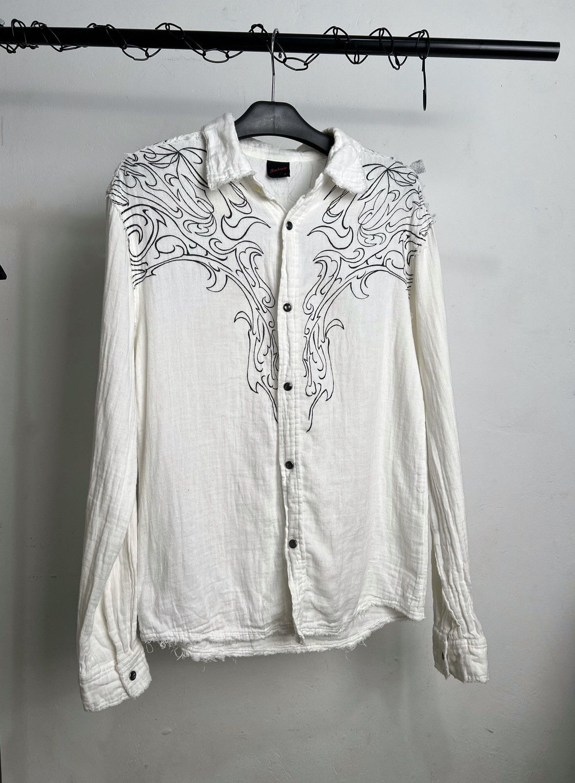 If Six Was Nine Jackrose cyber button western shirt Size US M / EU 48-50 / 2 - 1 Thumbnail