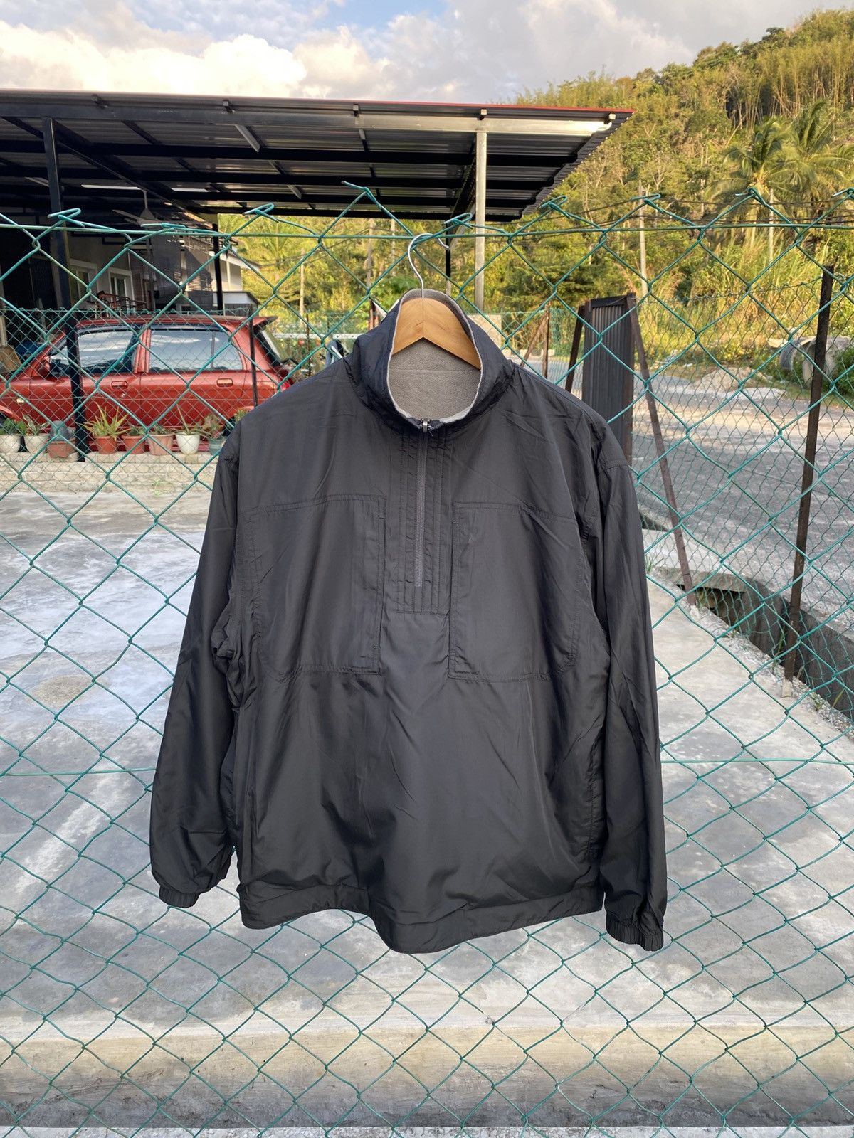 Benetton Vintage Benetton formula 1 riversible anorak fleece jacket Size US L / EU 52-54 / 3 - 5 Thumbnail