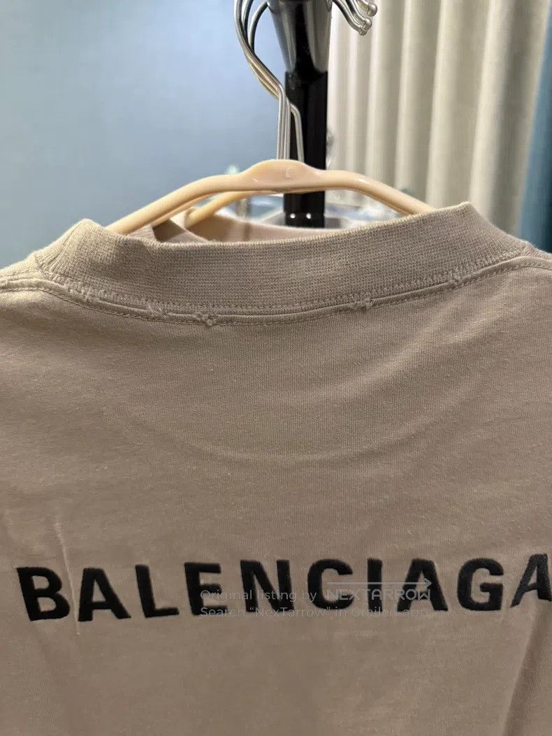 Balenciaga Balenciaga Logo Print Round Neck Short Sleeve T-Shirt Size US S / EU 44-46 / 1 - 2 Thumbnail