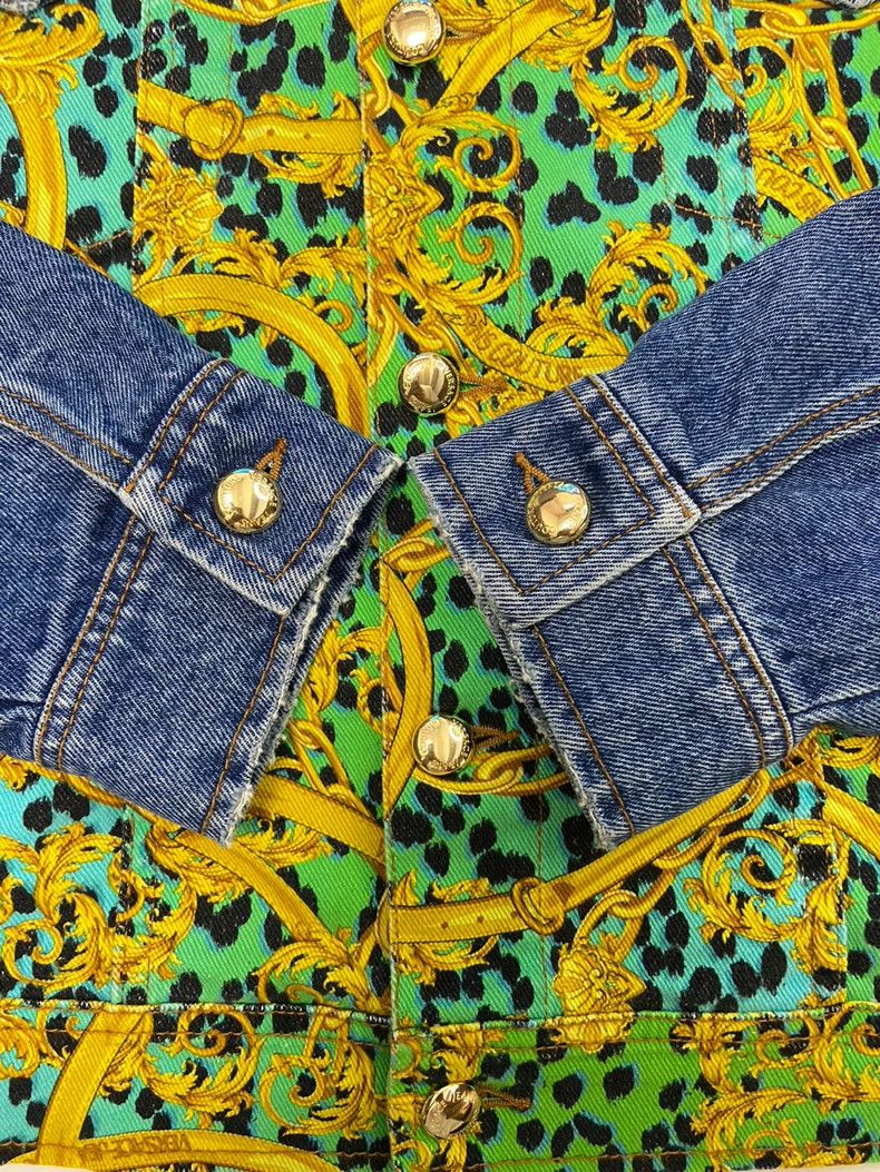 Versace Versace Baroque denim jacket Size M / US 6-8 / IT 42-44 - 5 Thumbnail