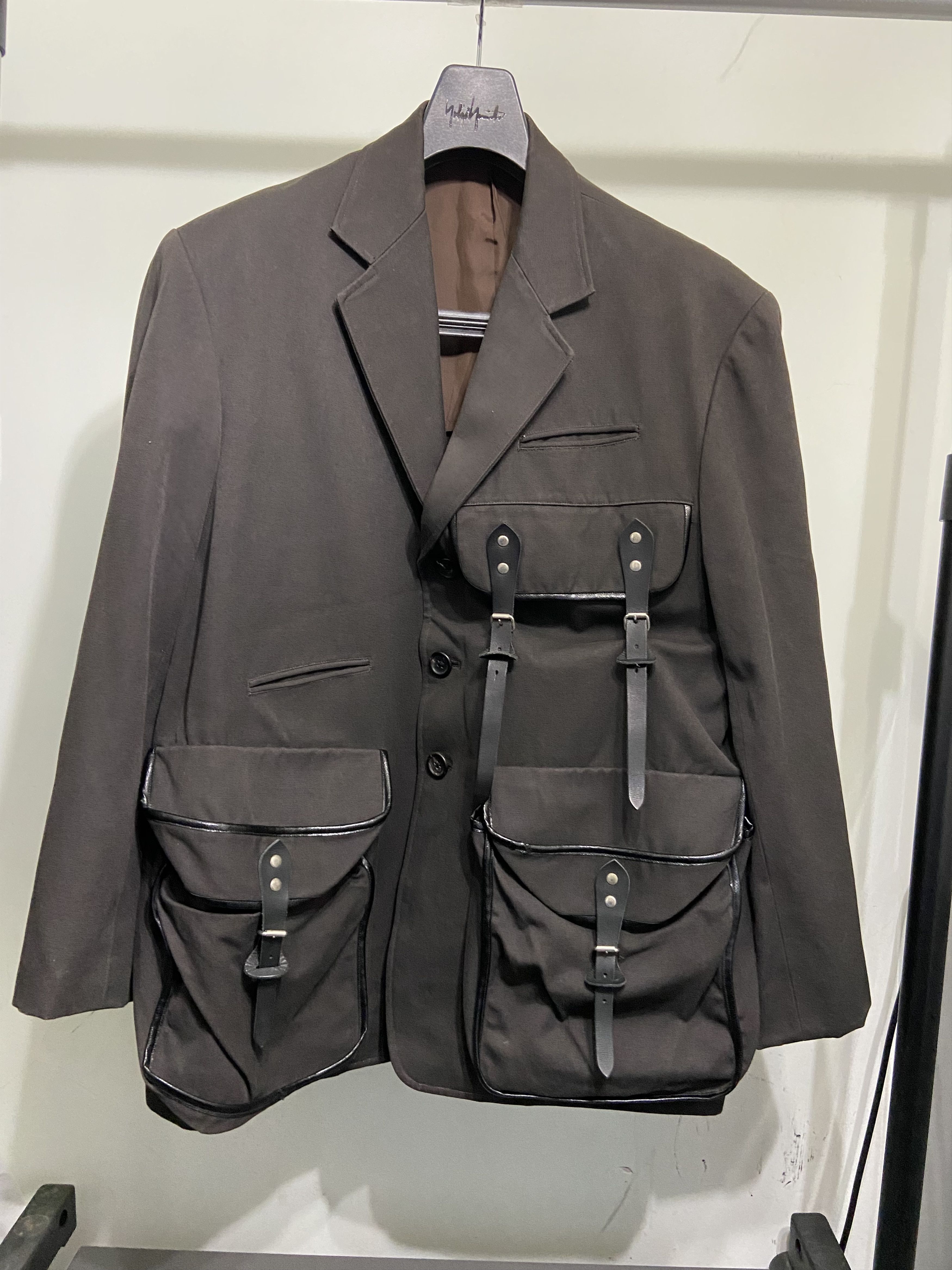 Yohji Yamamoto Yohji Yamamoto 90ss Brown Jacket Size US M / EU 48-50 / 2 - 1 Thumbnail