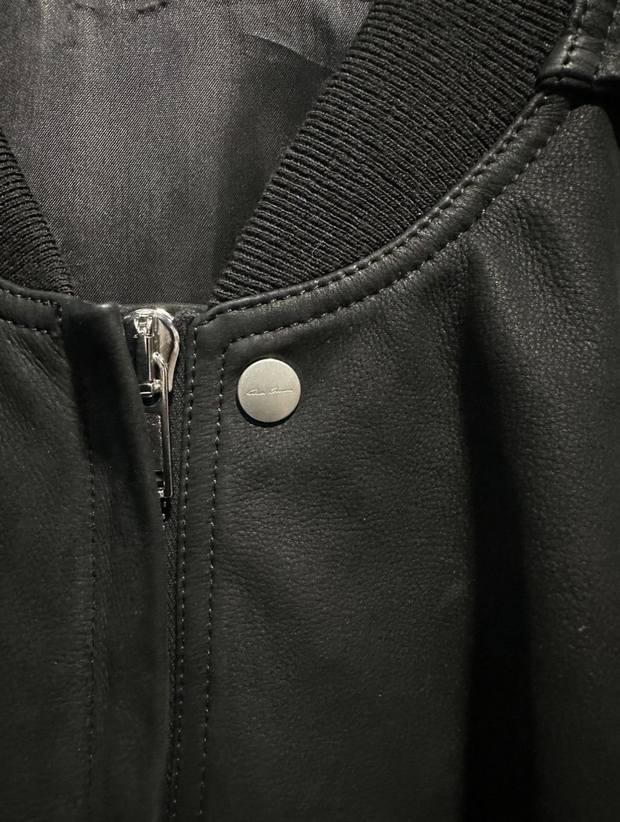 Rick Owens Rick Owens Leather "Flight" Bomber Jacket Size US M / EU 48-50 / 2 - 5 Thumbnail