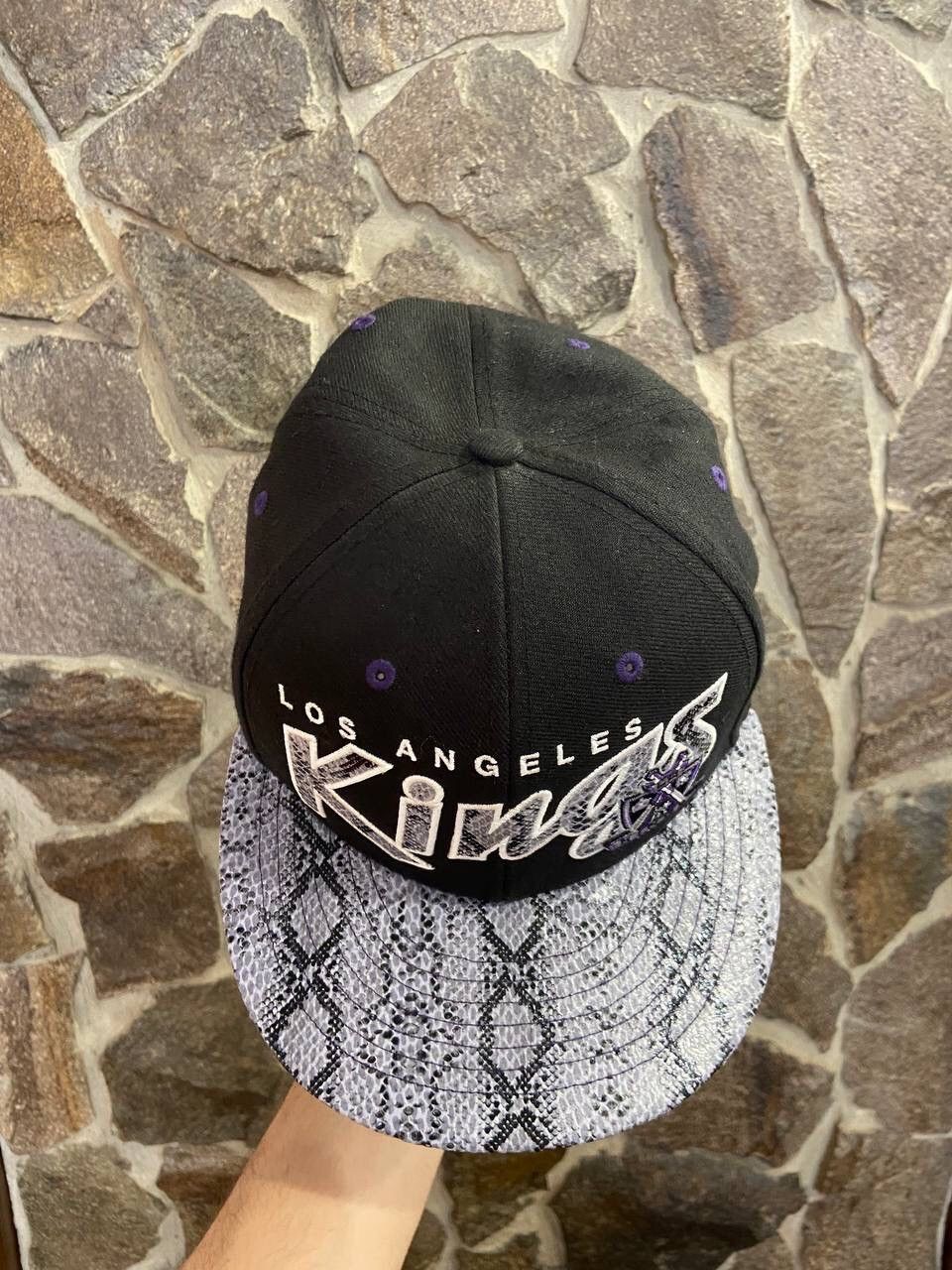NFL × NHL Low Angeles Kings Big Logo 5 Panel Hat Size ONE SIZE - 4 Thumbnail