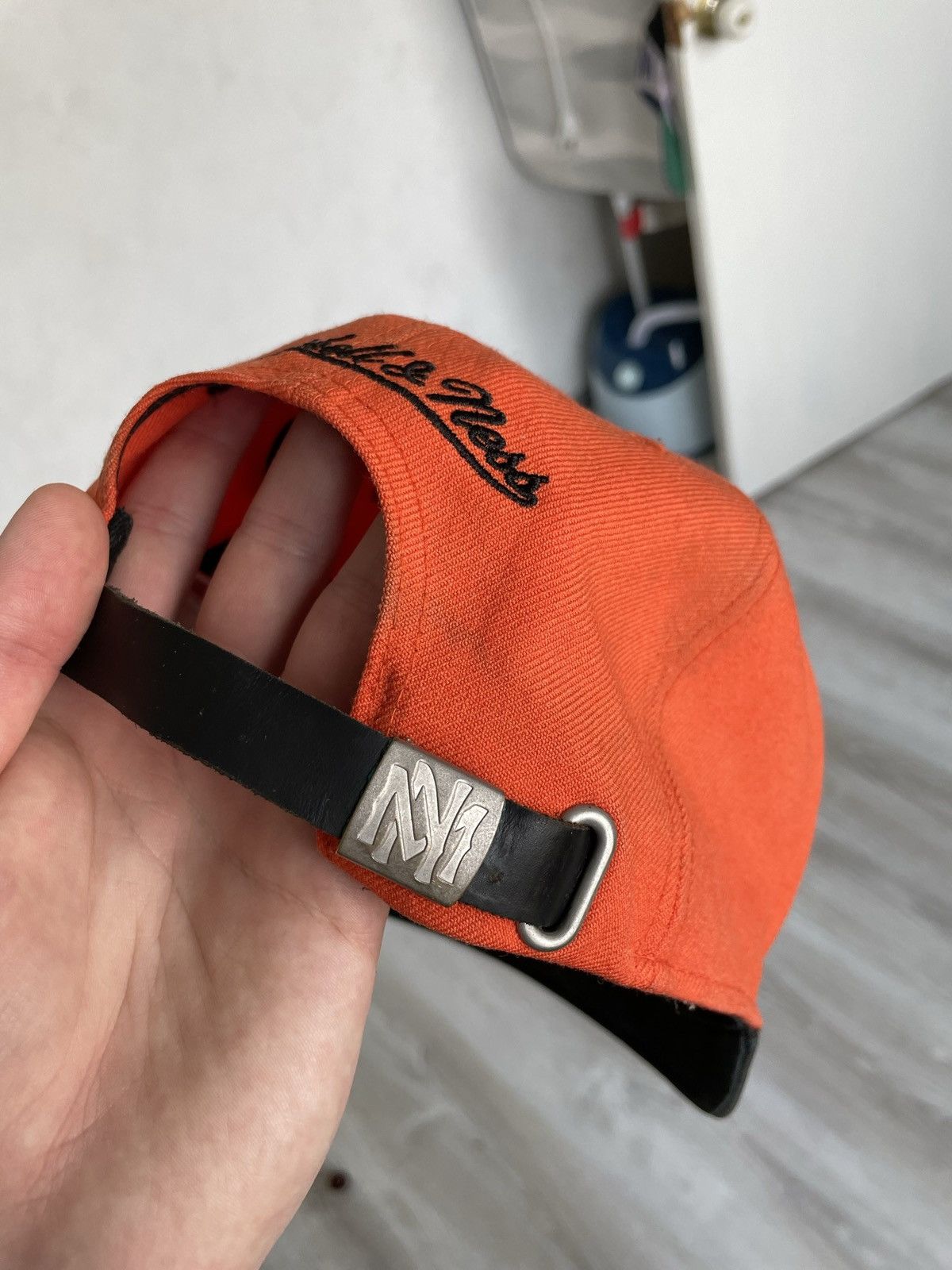 Mitchell & Ness × Vintage Mitchell & Ness NBA New York Knicks Snapback Hat/Cap Wool Size ONE SIZE - 4 Thumbnail