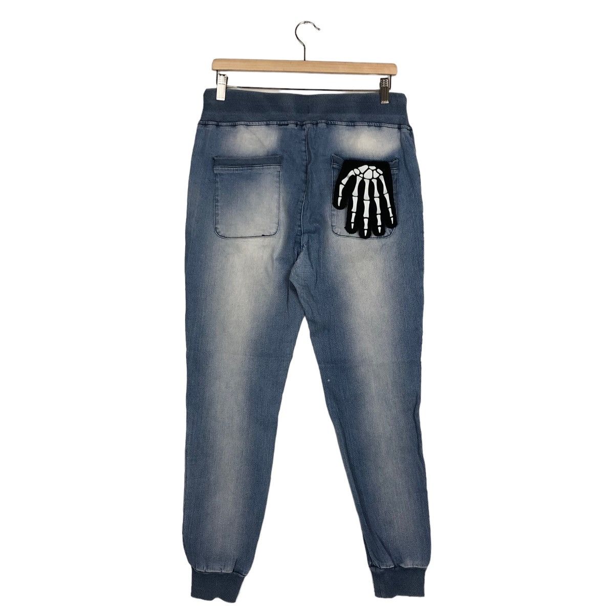 Hysteric Glamour ☄️RARE PATCH WORK JOGGER JEANS PANTS HYSTERIC GLAMOUR JAPAN Size US 30 / EU 46 - 6 Thumbnail