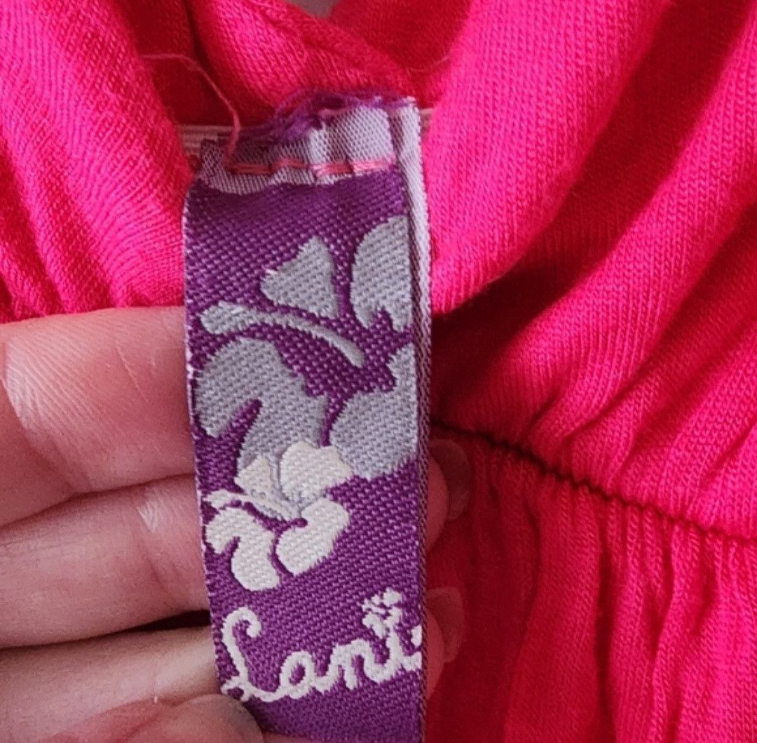 Other Lani Pink Deep Double Vneck Tank Top Bubble Bottom Tunic S Size S / US 4 / IT 40 - 4 Thumbnail