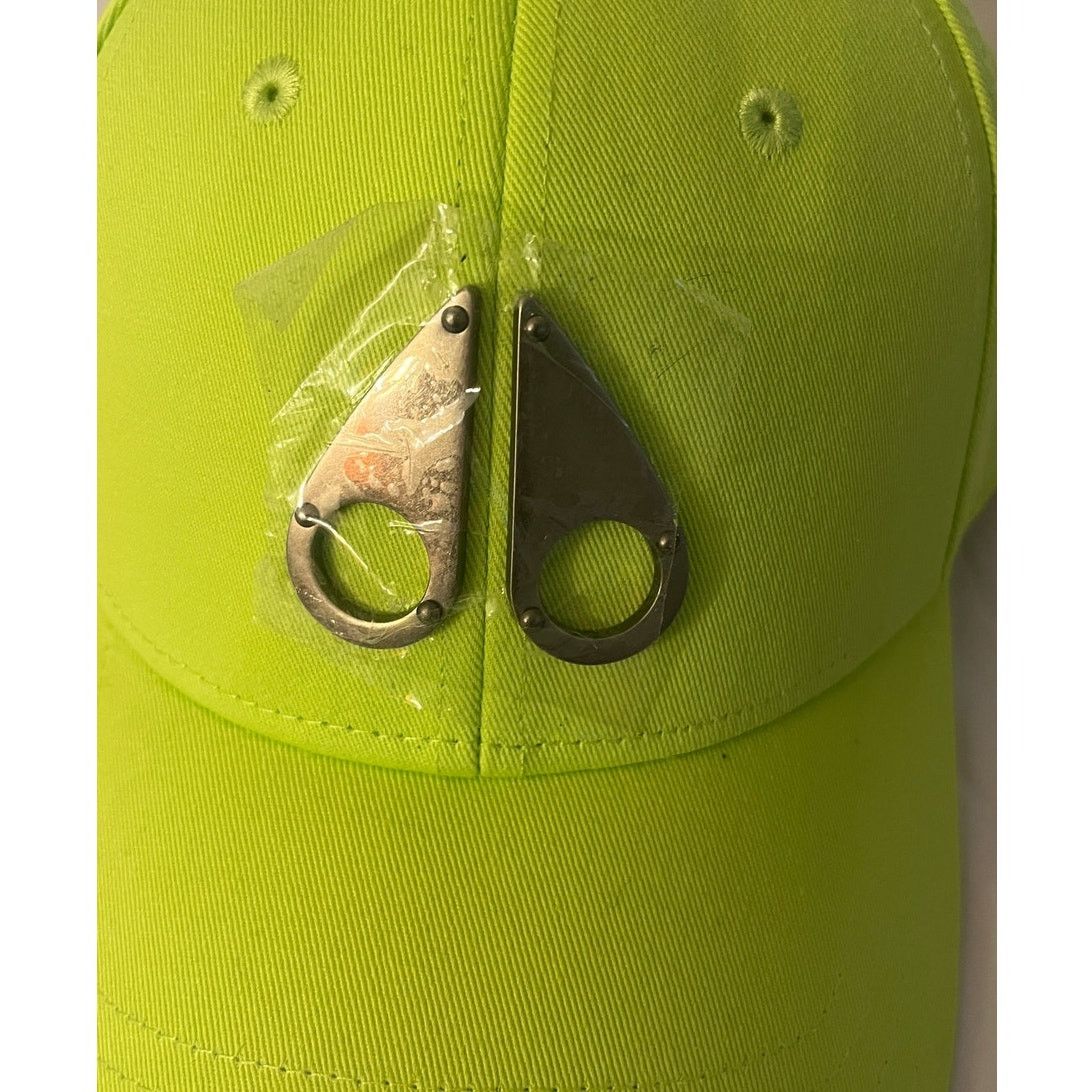 Moose Knuckles Fashion Logo Icon Cap Lime Green - NWT