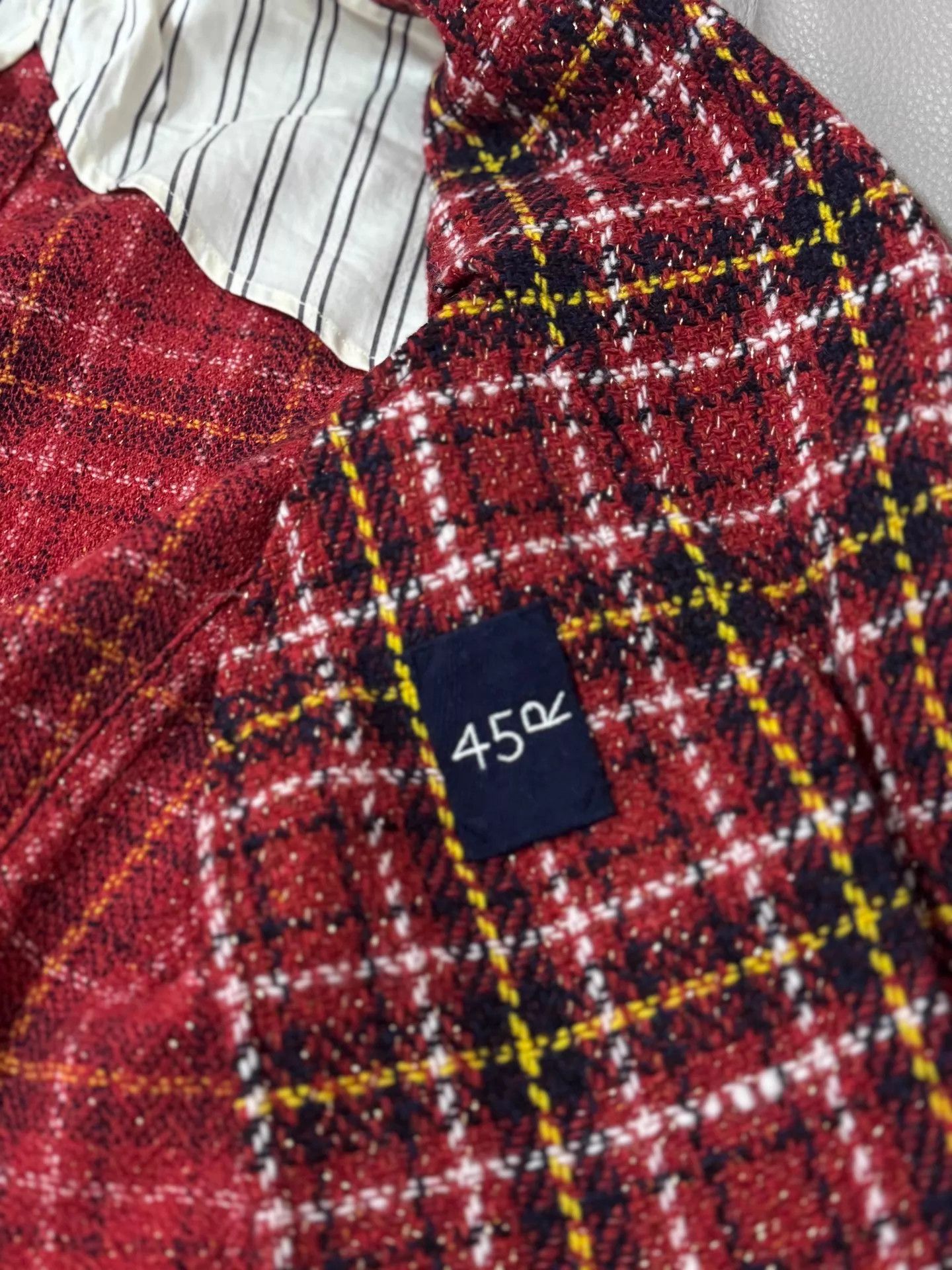 45rpm 45R tweed wool silk blazer size 2 Size XS / US 0-2 / IT 36-38 - 4 Thumbnail