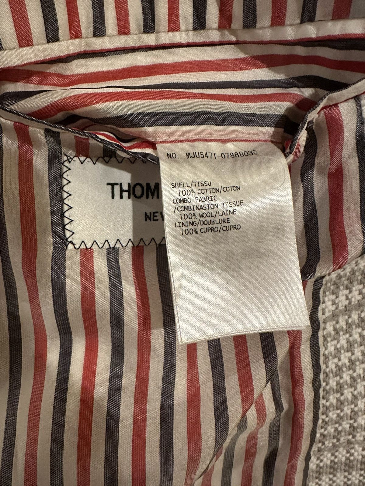 Thom Browne Rare Thom Browne Tweed Pattern Blazer Size 36R - 8 Thumbnail