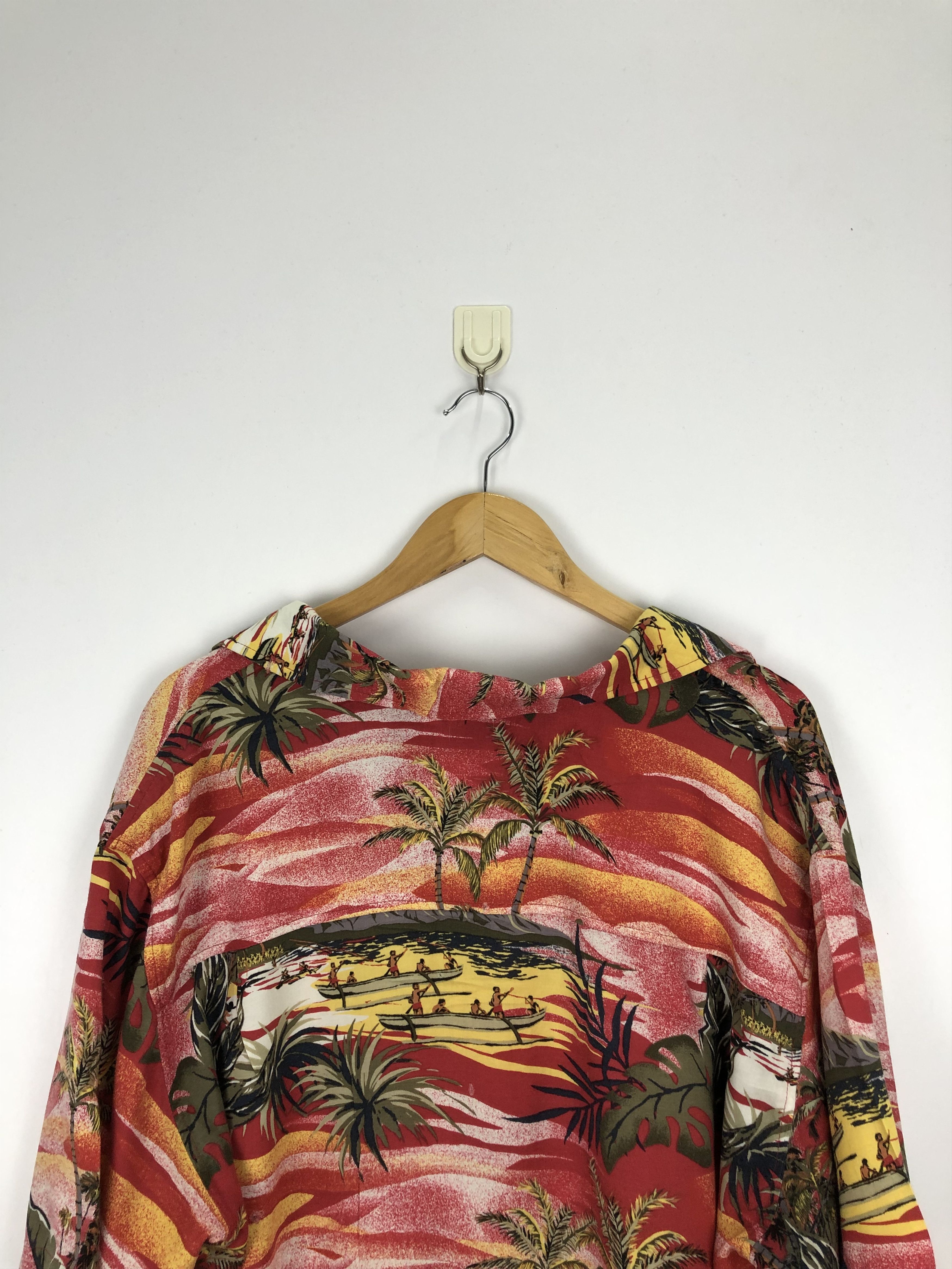 Vintage Vintage Hawaiian Natural Floral Motive TA0009 Size US L / EU 52-54 / 3 - 4 Thumbnail
