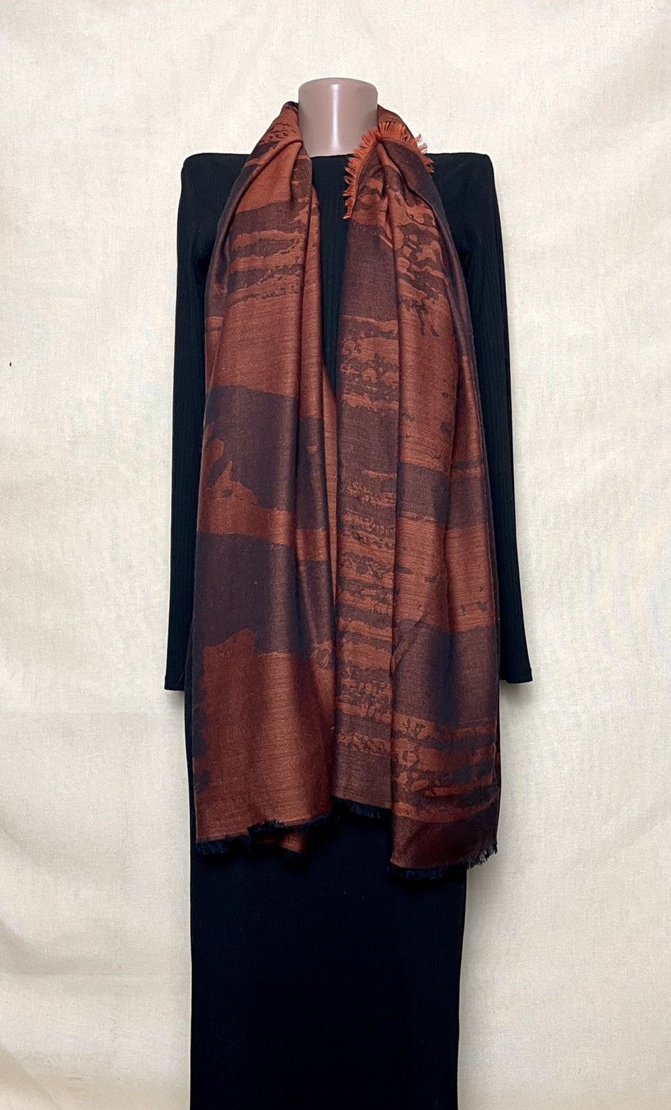 Z Zegna Ernenegildo Zegna big logo silk scarf shawl Size ONE SIZE - 9 Thumbnail