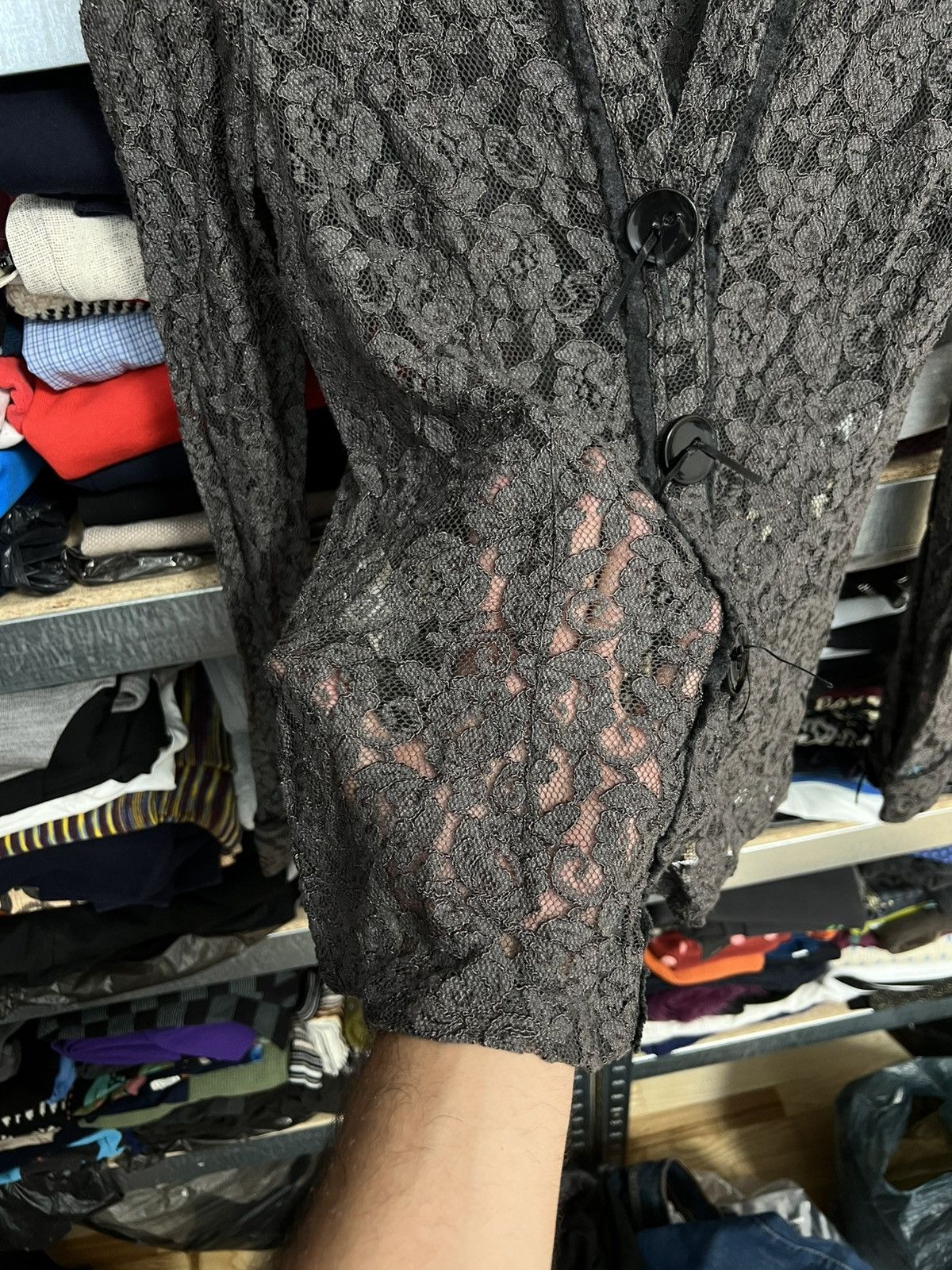 Gerard Darel Gerard Darel Crochet Lace Blazer Cardigan Size 40 Sweater Size S / US 4 / IT 40 - 5 Thumbnail