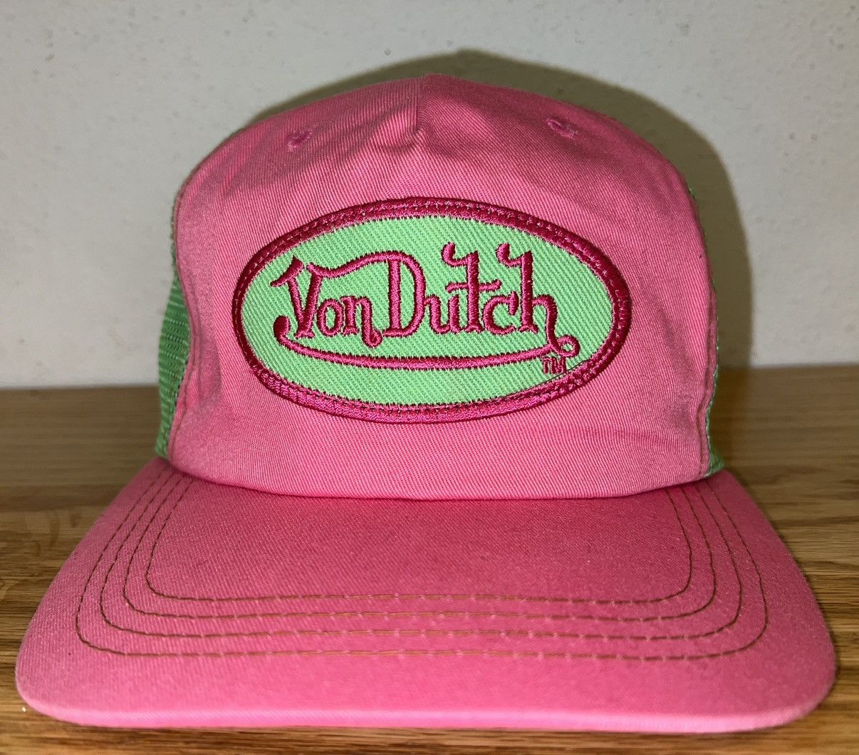 Von Dutch Vintage Von Dutch Watermelon Trucker Hat Size ONE SIZE - 2 Thumbnail