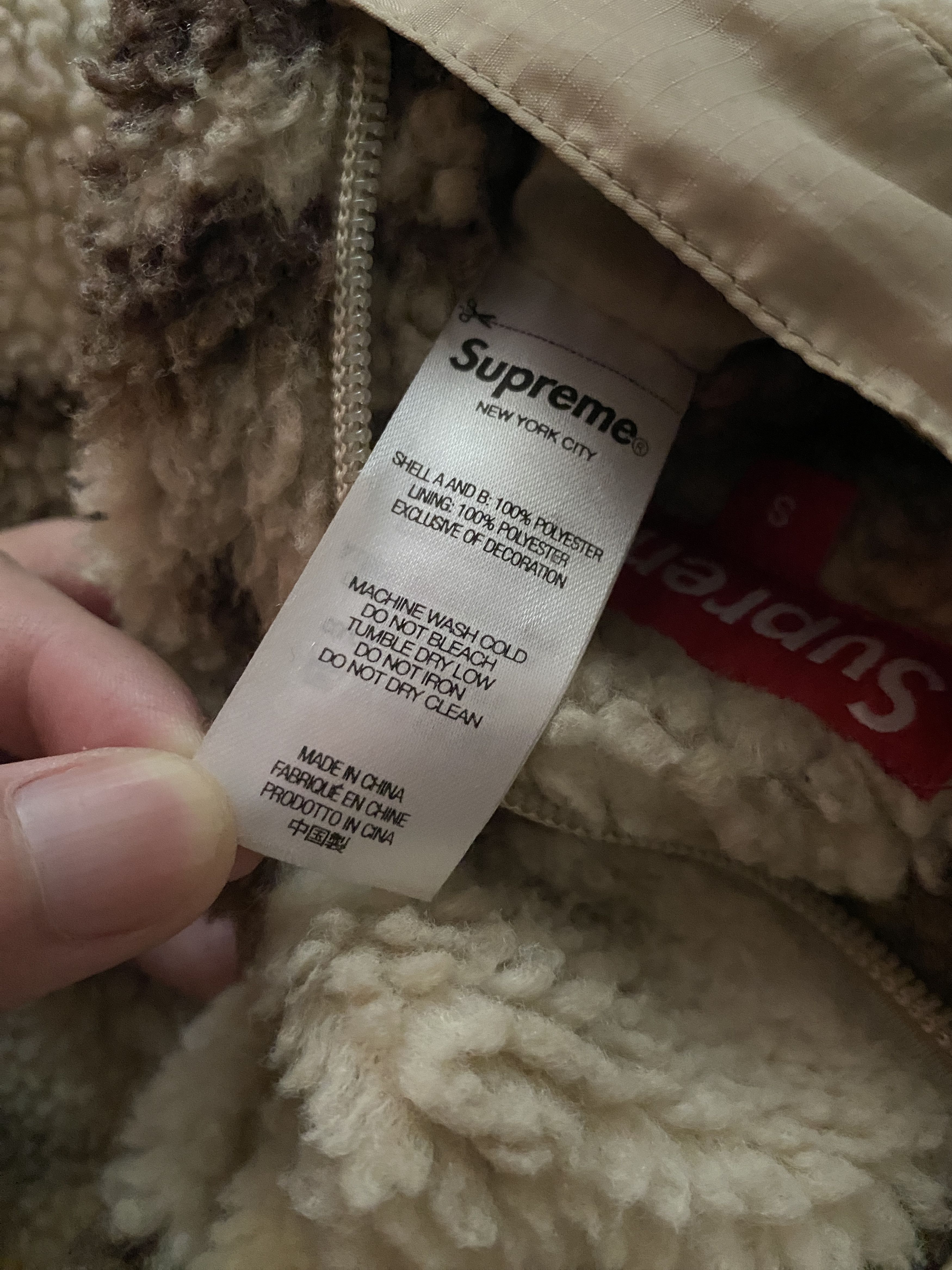Supreme Geo Reversible WINDSTOPPER Fleece Jacket FW22 Size US S / EU 44-46 / 1 - 6 Thumbnail