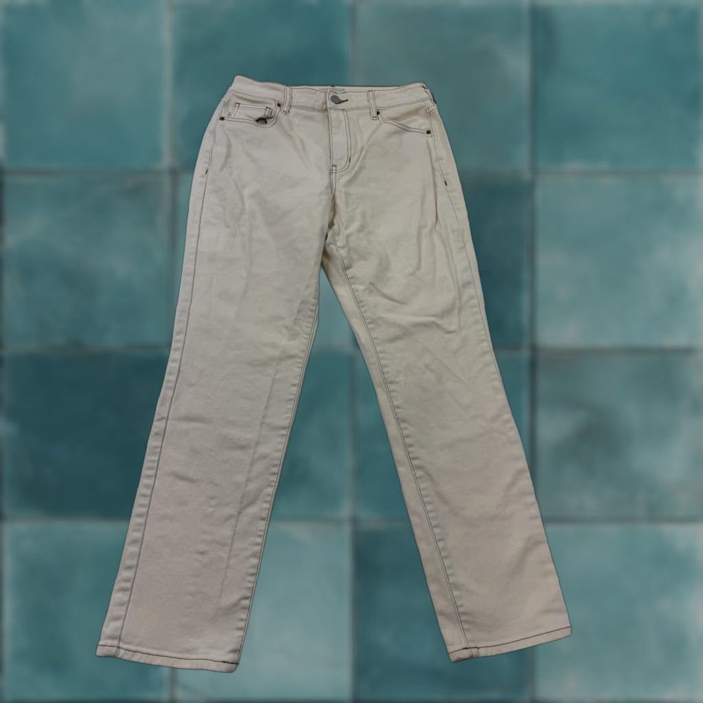 Pacsun PacSun Jeans Womens 26 White Light Wash Straight Leg Stretch Denim Casual Shirts? Size 26" / US 2 / IT 38 - 1 Thumbnail