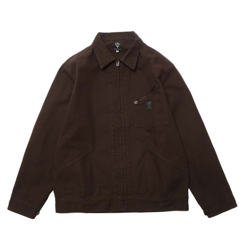 South2 West8 South2 West8 Brown Work Jacket Size US S / EU 44-46 / 1 - 1 Thumbnail