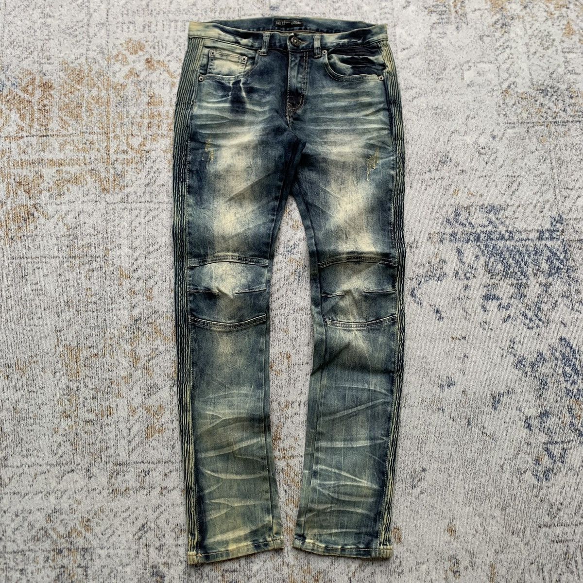 In The Attic 2000s - In The Attic Japanese Distressed Biker Pants Jeans Size US 30 / EU 46 - 1 Thumbnail