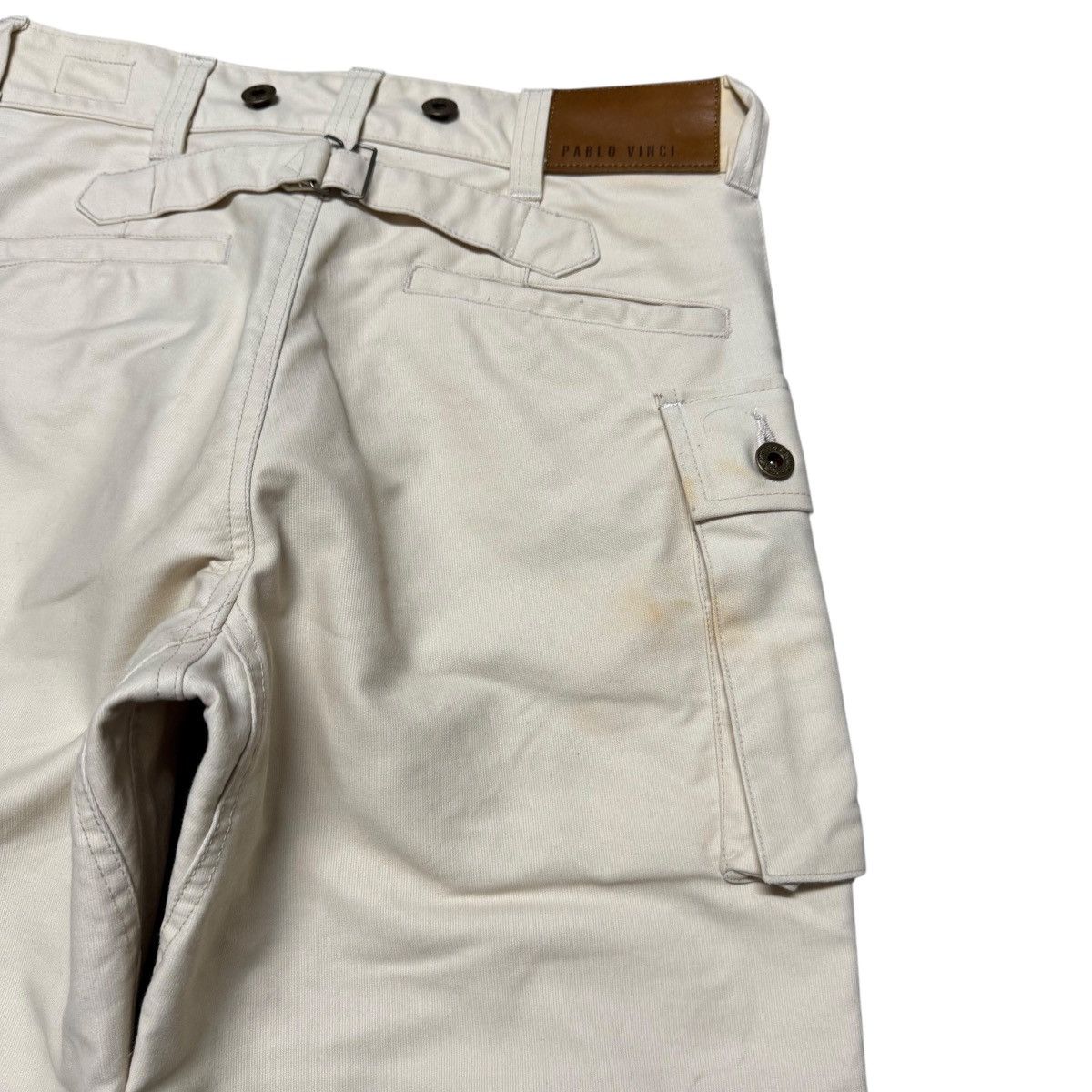 パンツ PABLO VINCI Oiled chino trousers M Oiled chino military mix pants – Pablo vinci