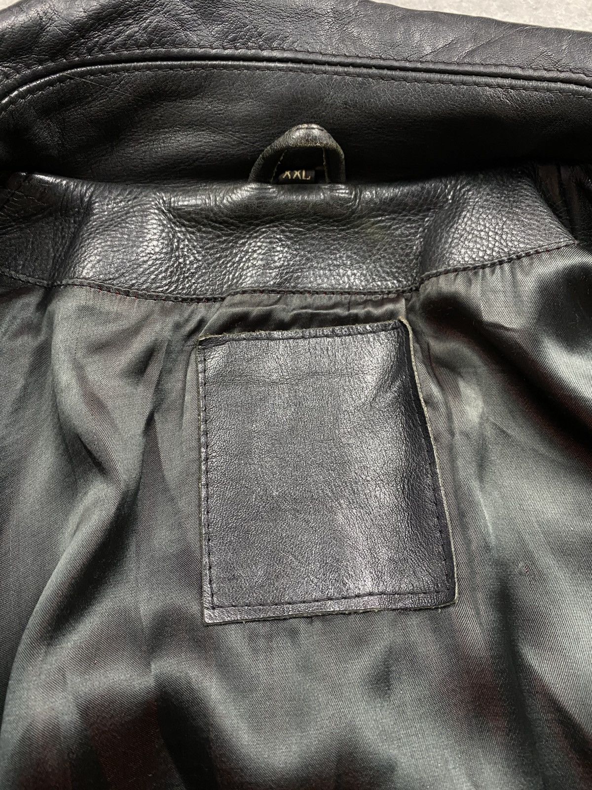 Japanese Brand Leather jacket AM-1 military streetwear vintage USA army y2k Size US XXL / EU 58 / 5 - 10 Thumbnail