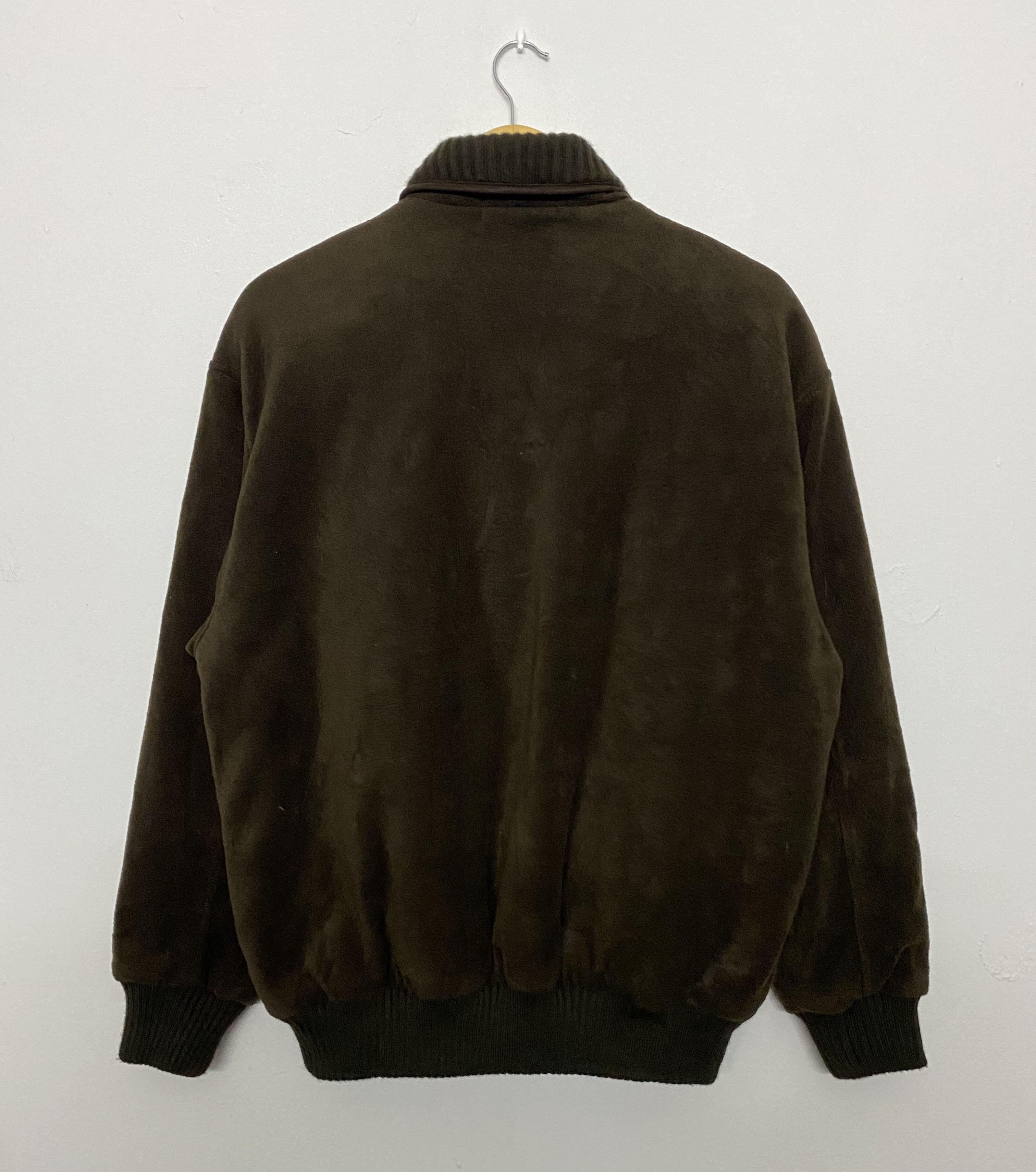Lindbergh VINTAGE LINDBERGH Suede Knitted Bomber Jacket Size US M / EU 48-50 / 2 - 2 Thumbnail