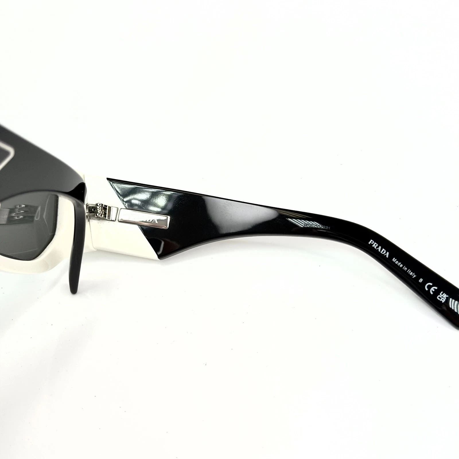 Prada PRADA PR09ZS SYMBOLE Black 09Z Fashion Statement Sunglasses Size ONE SIZE - 2 Thumbnail