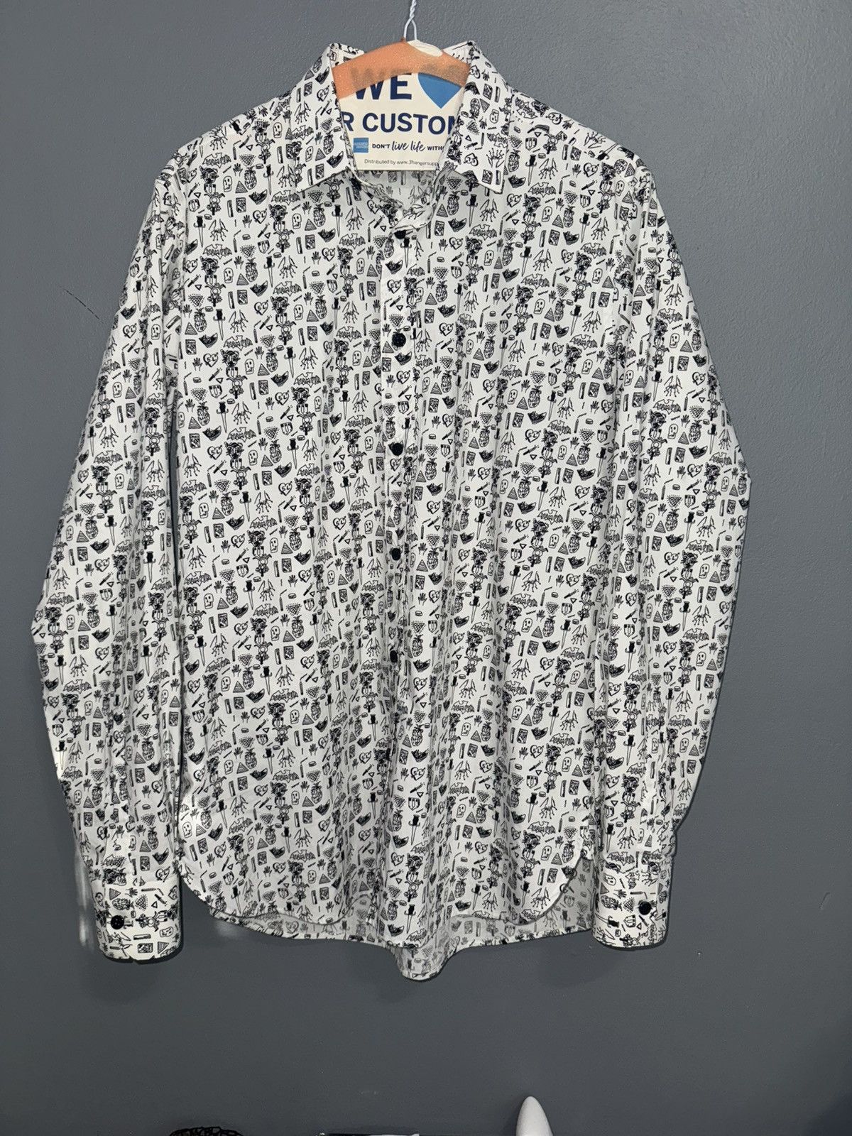 Yves Saint Laurent Saint Laurent Paris Hunx notebook shirt Size US M / EU 48-50 / 2 - 1 Thumbnail