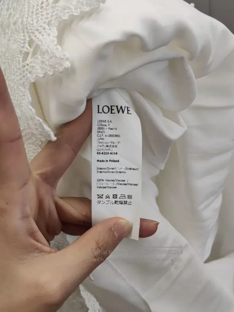 Loewe Loewe White Fairy Wind Casual Lazy Vacation Wind Dress wit Size 4XL / US 24-26 - 5 Thumbnail