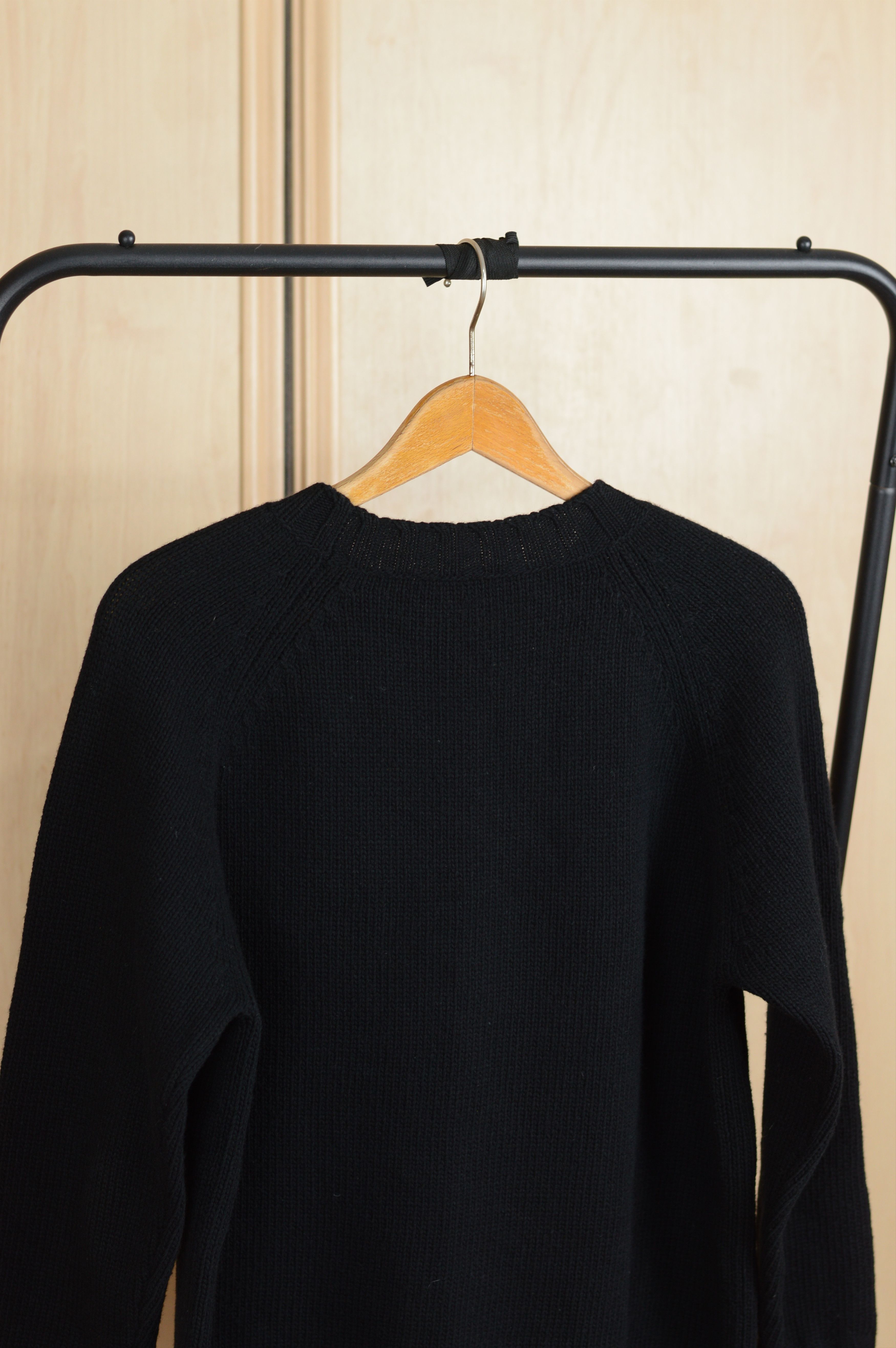 Iris von Arnim Iris von Arnim Wool Black Sweater Made in Italy Size S / US 4 / IT 40 - 5 Thumbnail