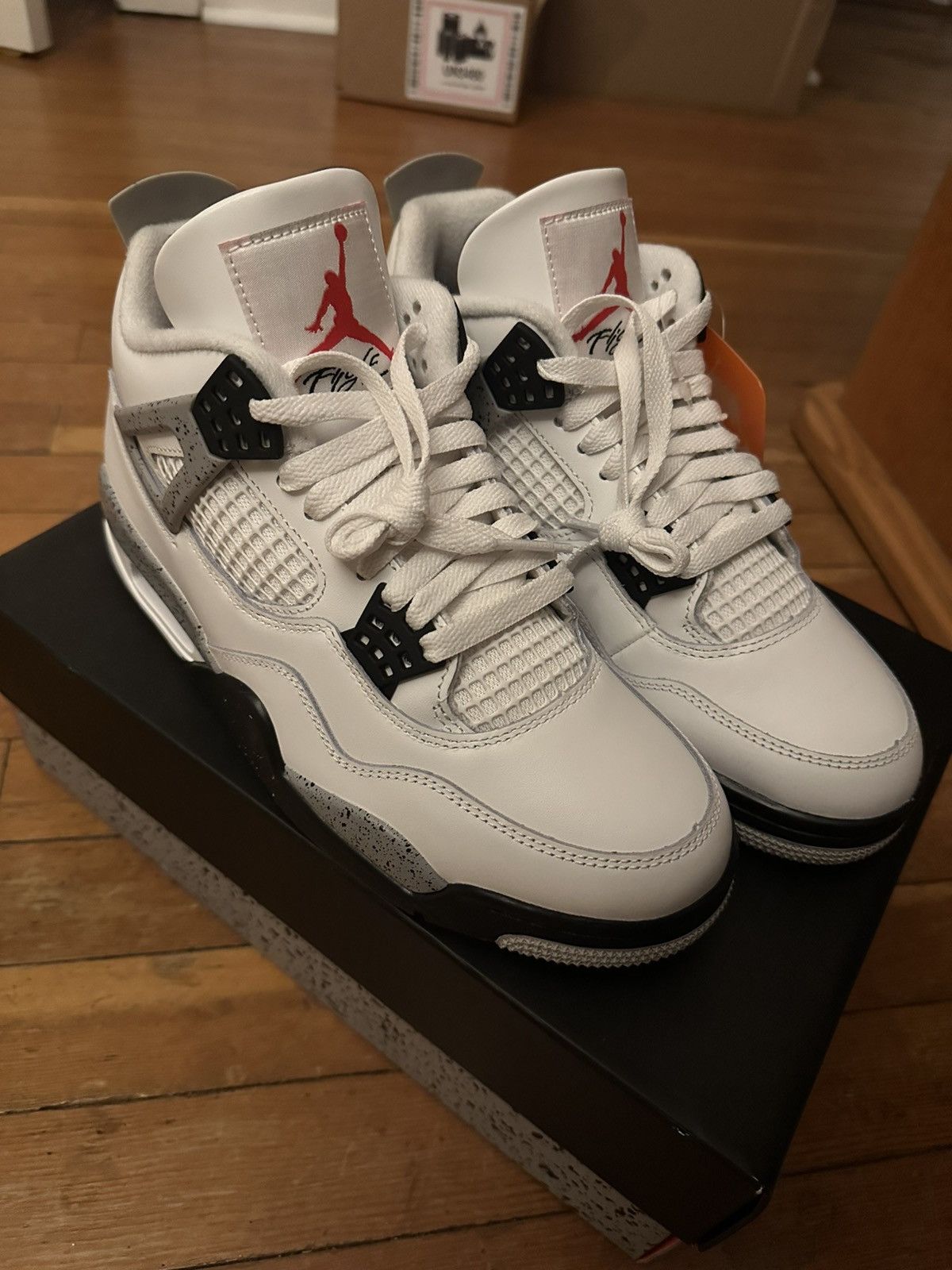 Jordan Brand Jordan retro 4 White Cement Size US 8 / EU 41 - 4 Thumbnail