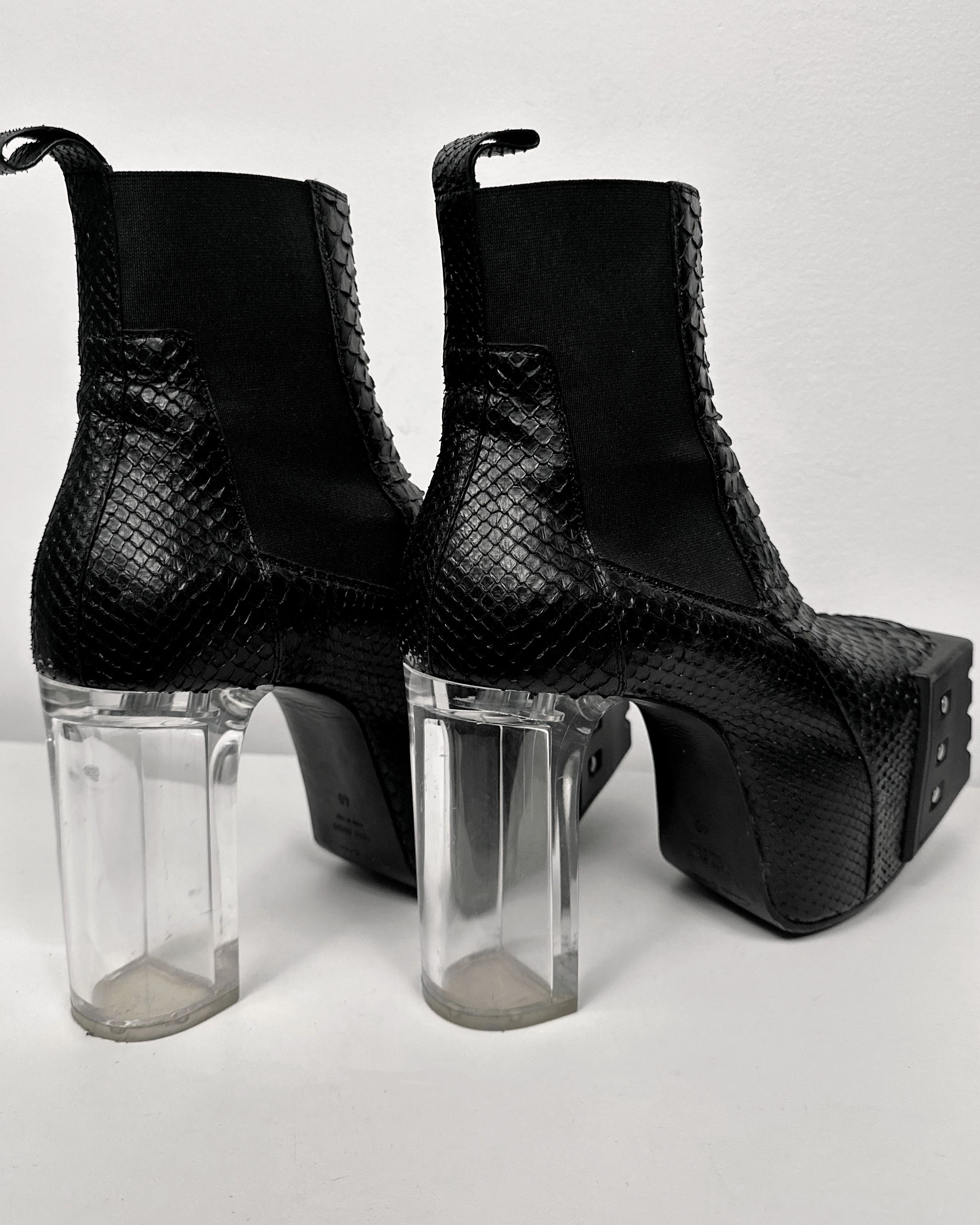 Rick Owens Rick Owens Piracucu Leather Kiss Beatle Platform Heels Size US 7 / EU 40 - 8 Thumbnail