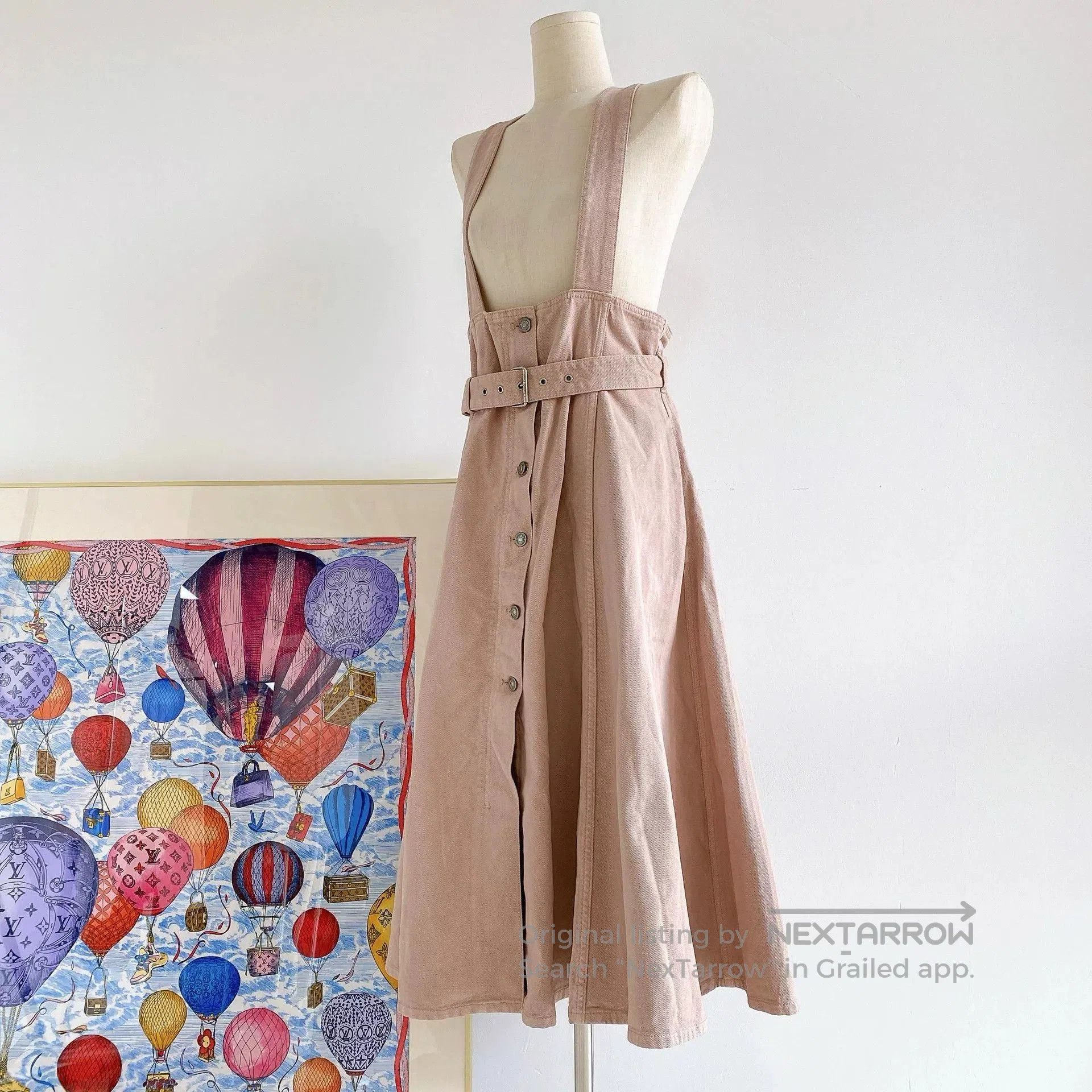 Dior Dior Women's Pink Denim Sundress. Size US M / EU 48-50 / 2 - 4 Thumbnail