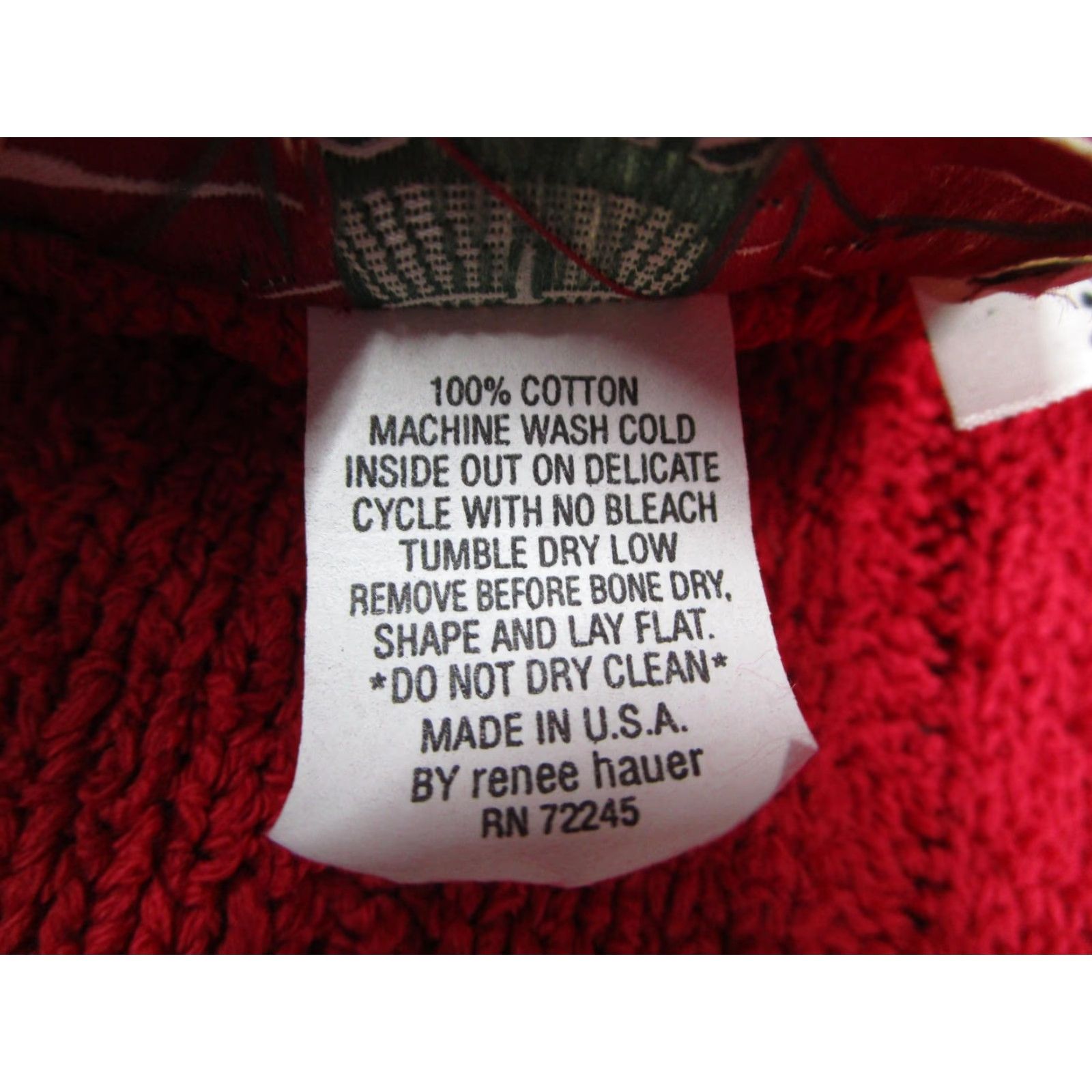 Orvis VINTAGE Orvis Cardigan Sweater Womens XL Red Button Front Rib Knit Made USA Size XL / US 12-14 / IT 48-50 - 4 Thumbnail