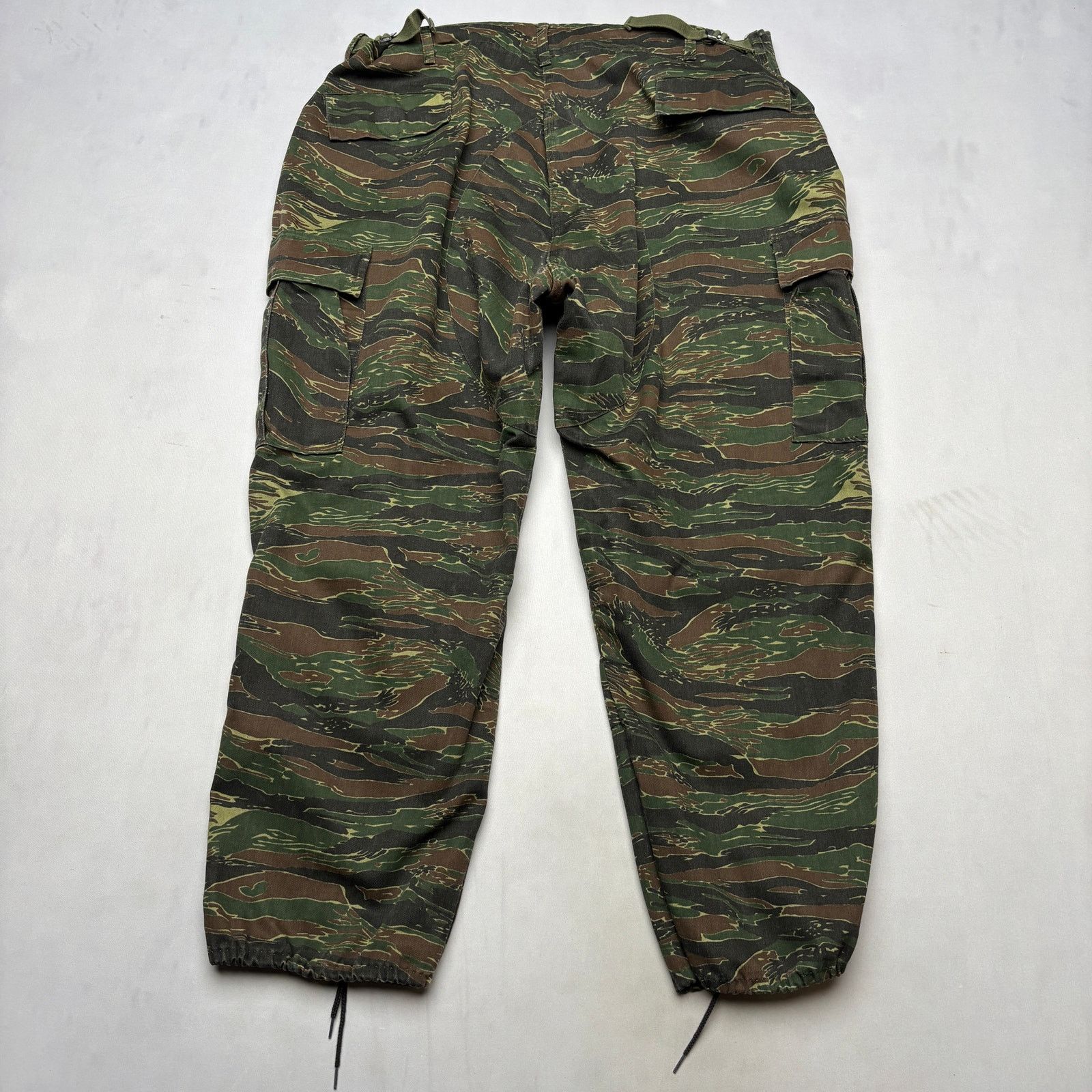 Vintage Vintage 70s Tiger Stripe US Military BDU Cargo Pants Men XL Size US 36 / EU 52 - 3 Thumbnail