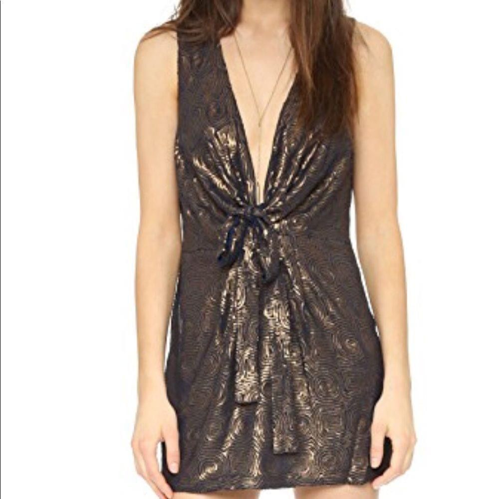 Free People Free People Paris Rock sequins plunge neck dress Size XS / US 0-2 / IT 36-38 - 6 Thumbnail
