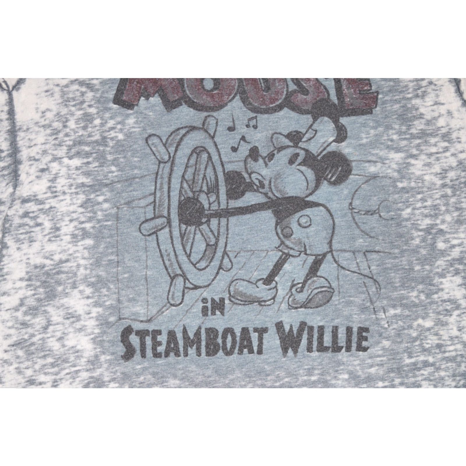 Disney VINTAGE DISNEY PARKS GREY MICKEY MOUSE STEAMBOAT WILIE TEE T-SHIRT SMALL MEN COTTON LOGO PRINT DISNEYLAND PARKS 90s? Size US S / EU 44-46 / 1 - 3 Thumbnail