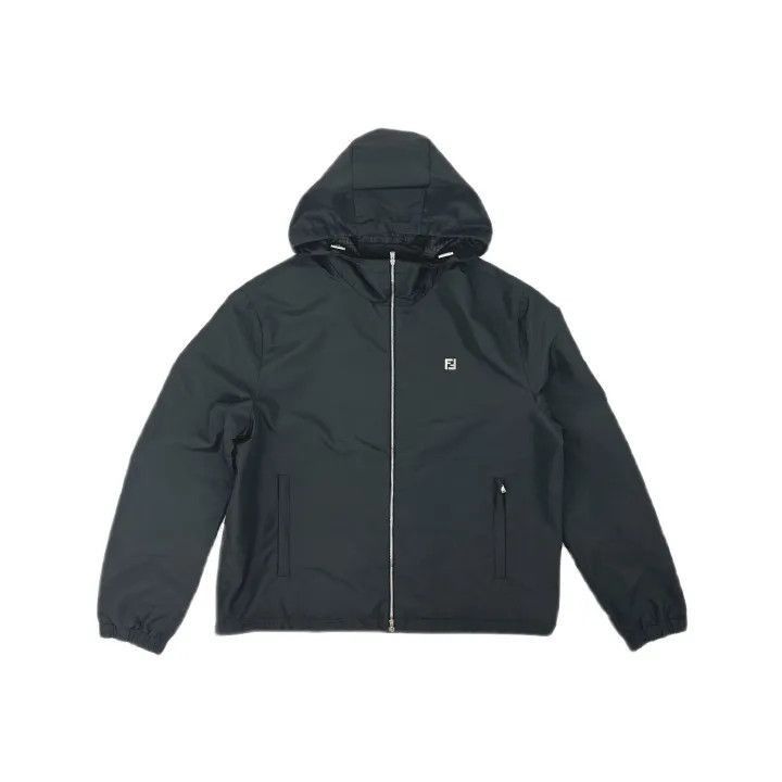 Fendi Fendi Logo Print Hooded Zipper Jacket -2507 Size US L / EU 52-54 / 3 - 2 Thumbnail