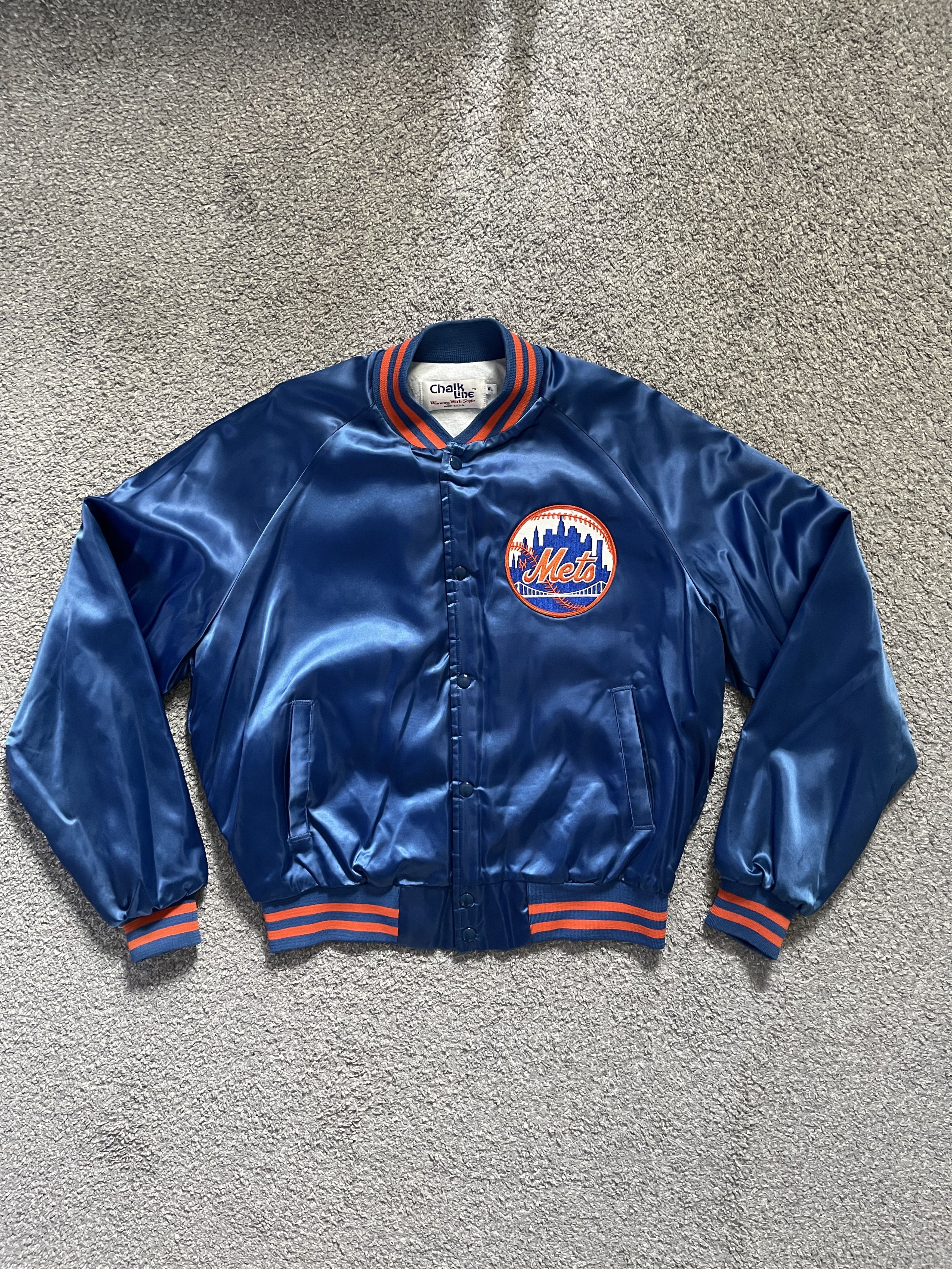 Chalk Line Vintage New York Mets Satin Jacket (XL) Size US XL / EU 56 / 4 - 1 Thumbnail